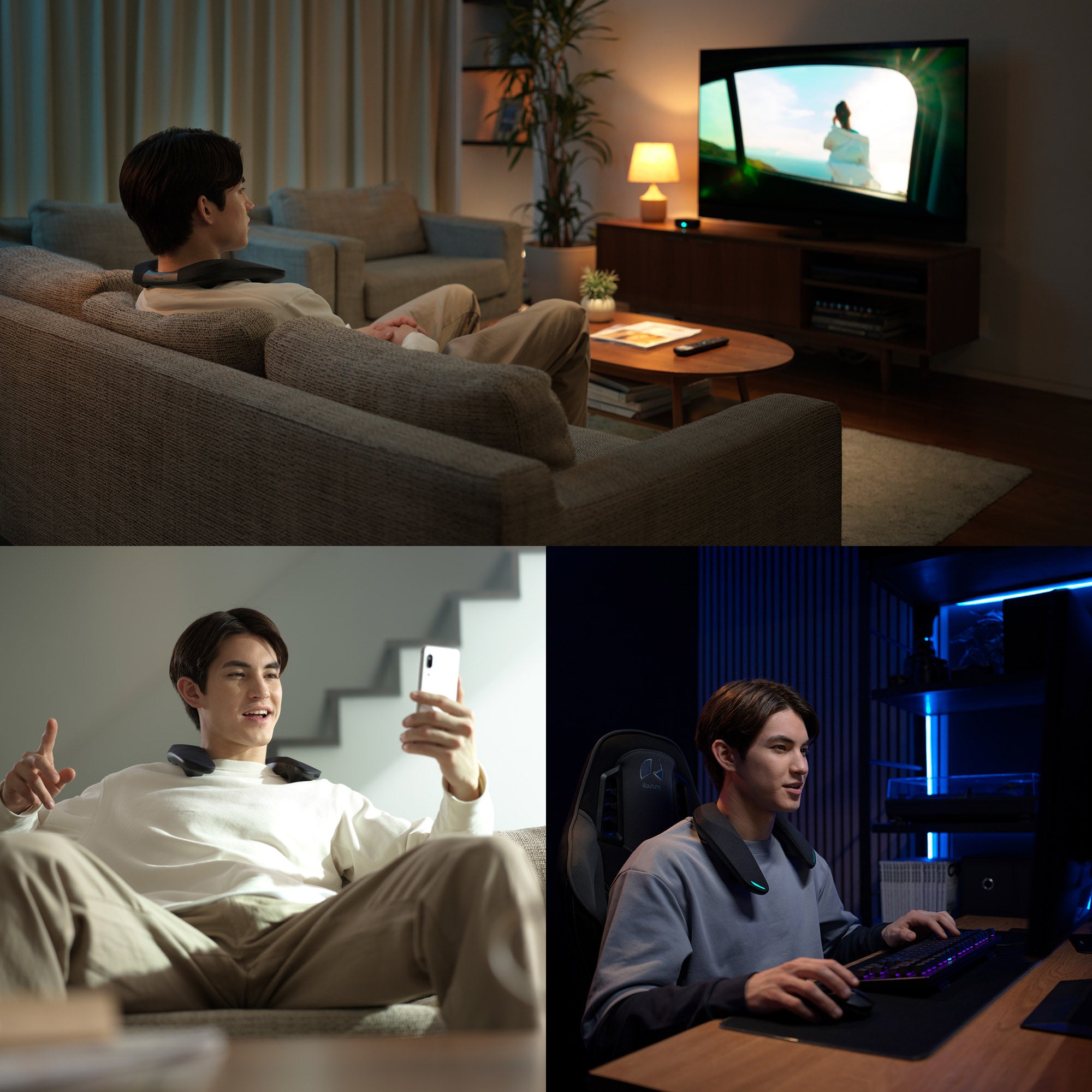 SoundSlayer™ Wireless Wearable Gaming Speaker with HDMI and Bluetooth