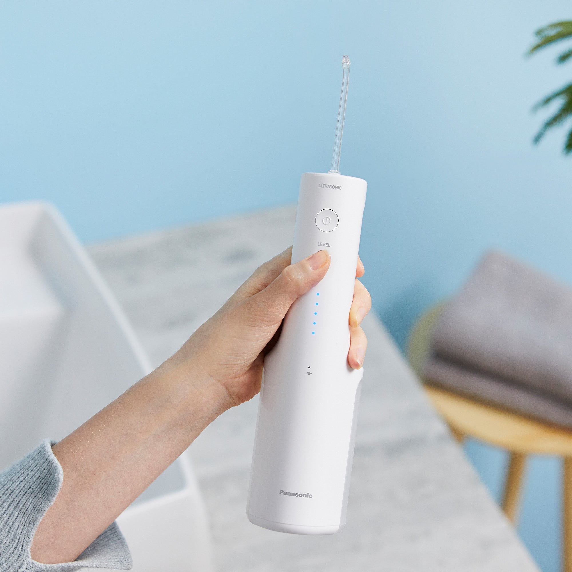Cordless Water Flosser with Ultrasonic Cleaning, Dishwasher Safe Tank