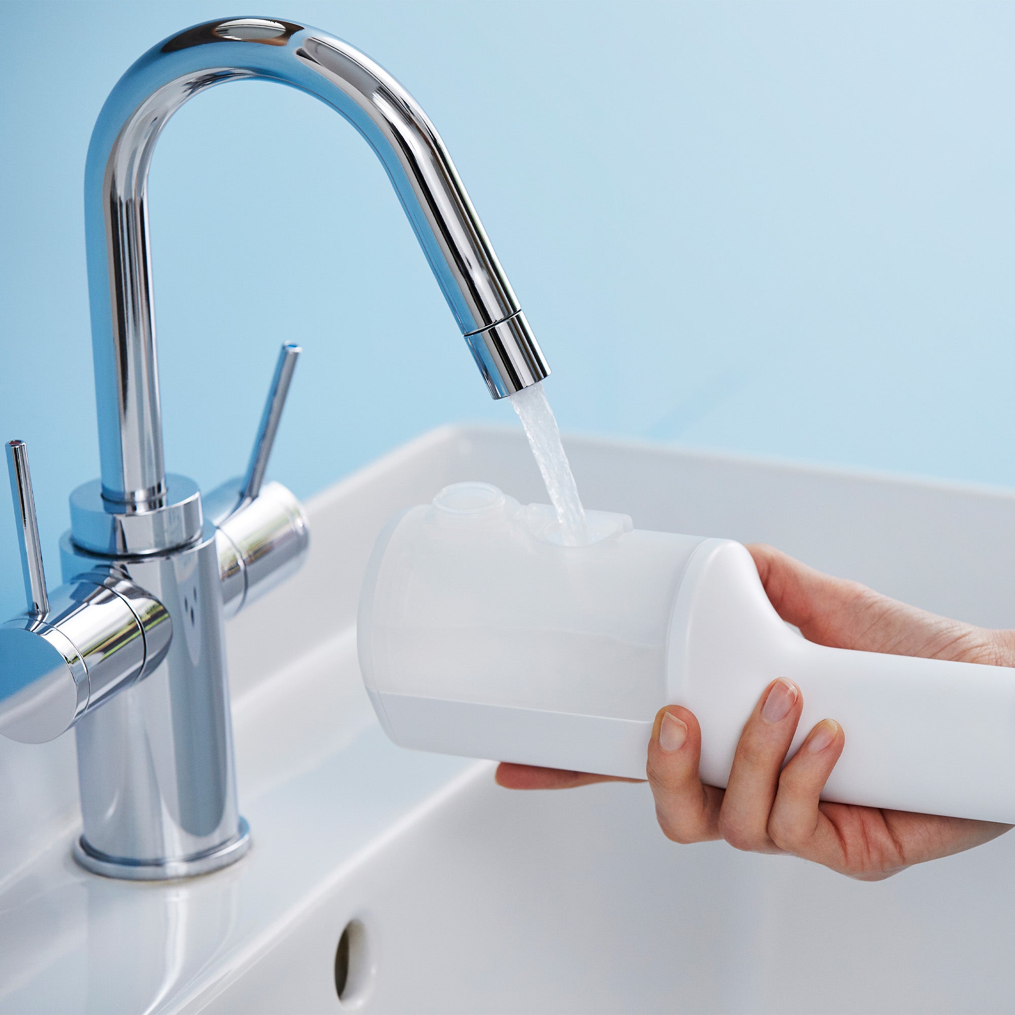 Cordless Water Flosser with Ultrasonic Cleaning, Dishwasher Safe Tank