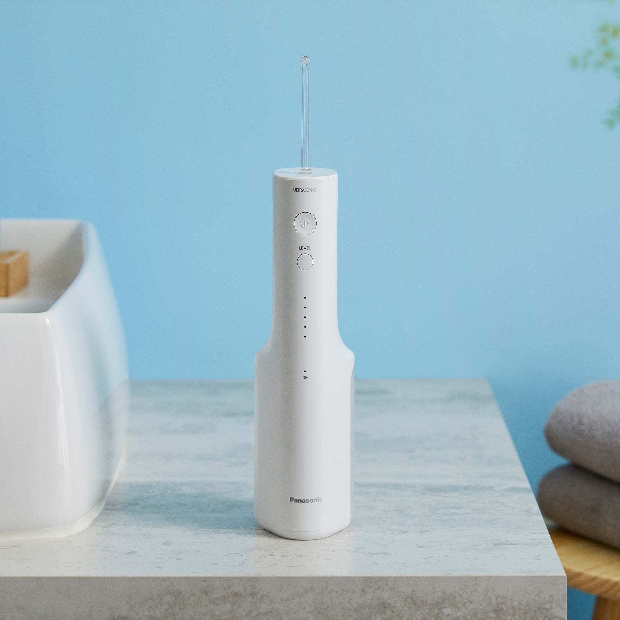 Cordless Water Flosser with Ultrasonic Cleaning, Dishwasher Safe Tank