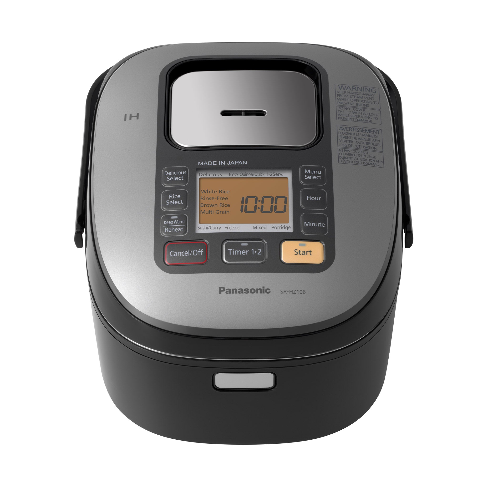 Panasonic Rice and Grain Cooker with 5 Cup Uncooked Rice Capacity