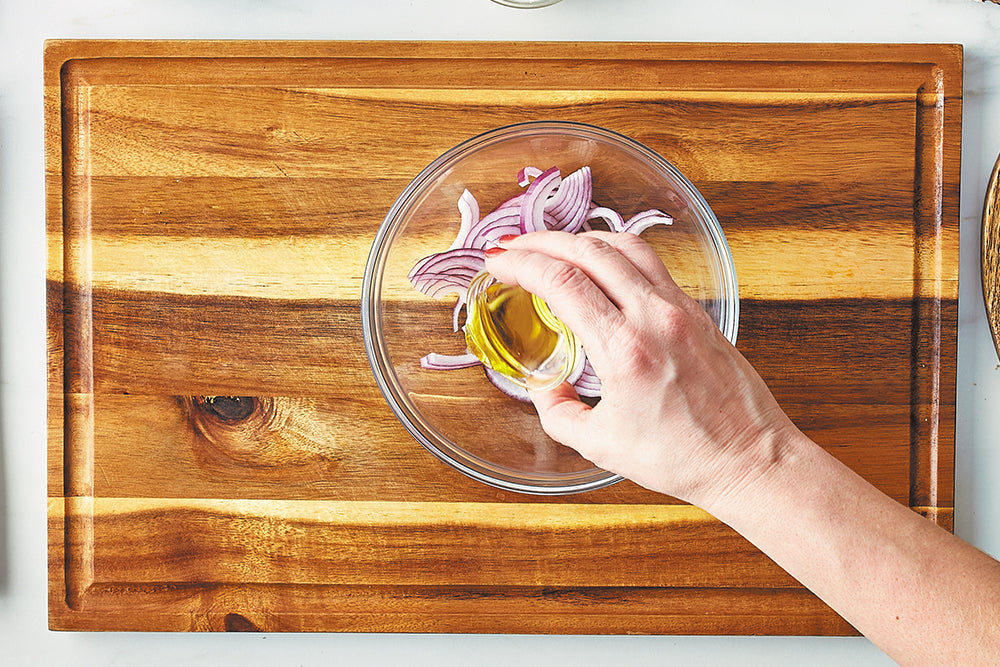 Roasted Veggies and Gorgonzola Gluten-free Pizza