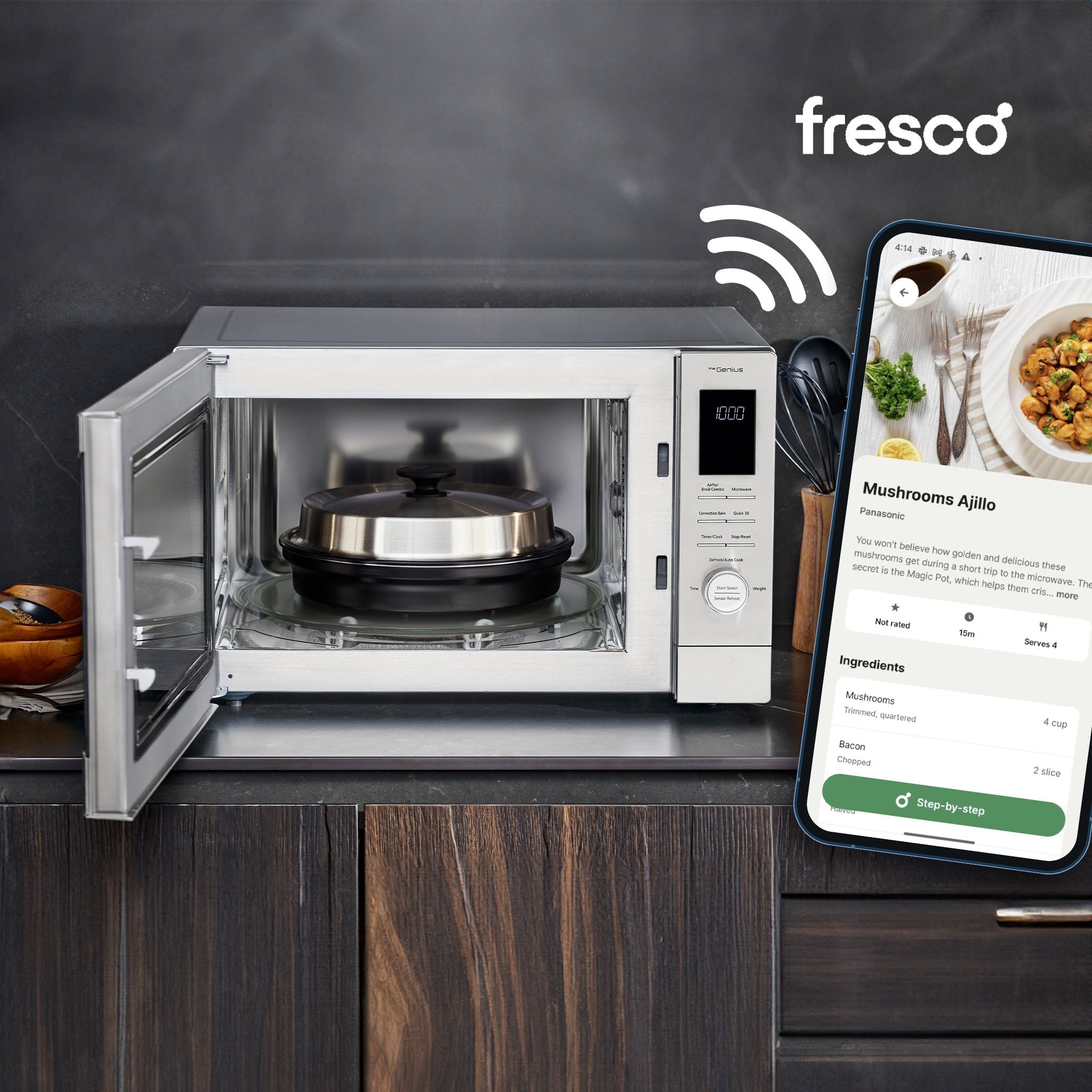 HomeCHEF® Connected 4-in-1 Multi-oven 1.2 cu. ft + Magic Pot