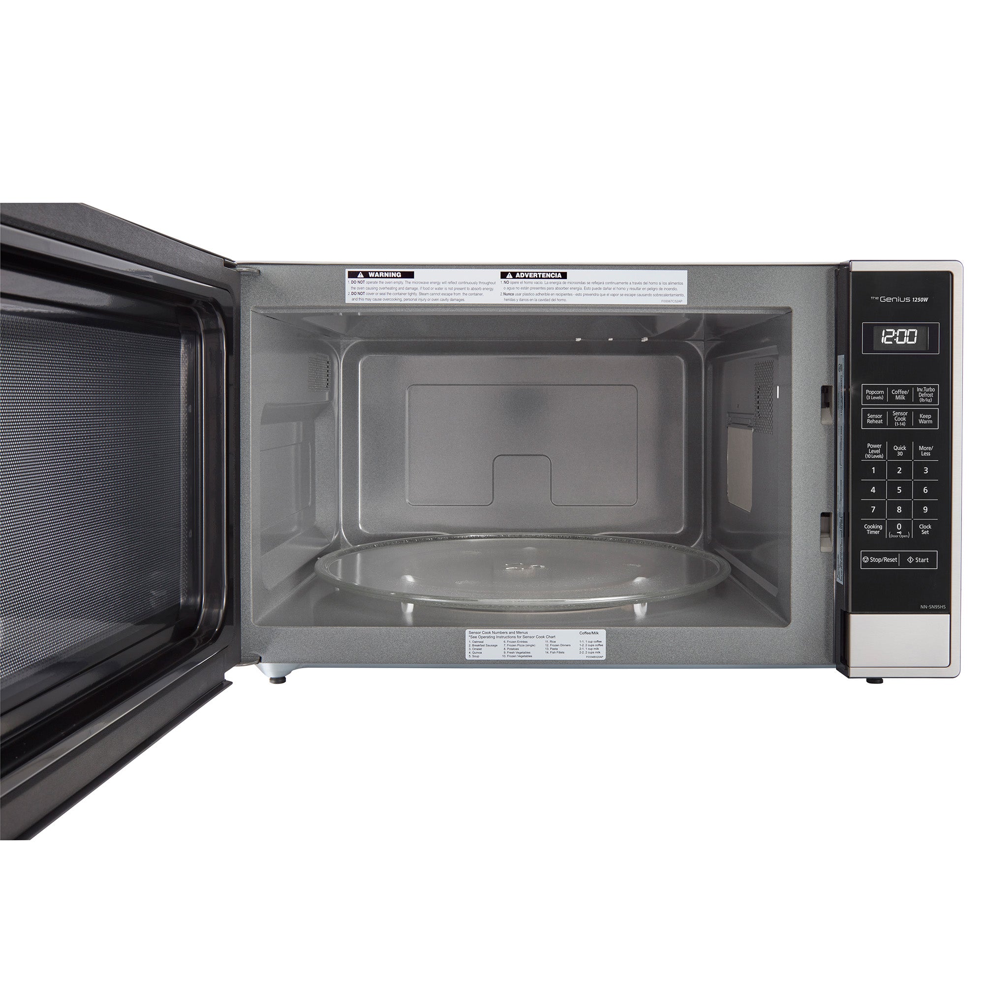 2.2 Cu. Ft. Inverter Microwave 1250W NN-SN95HS