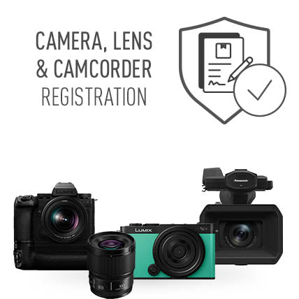 Register My LUMIX Camera, Lens and Camcorder