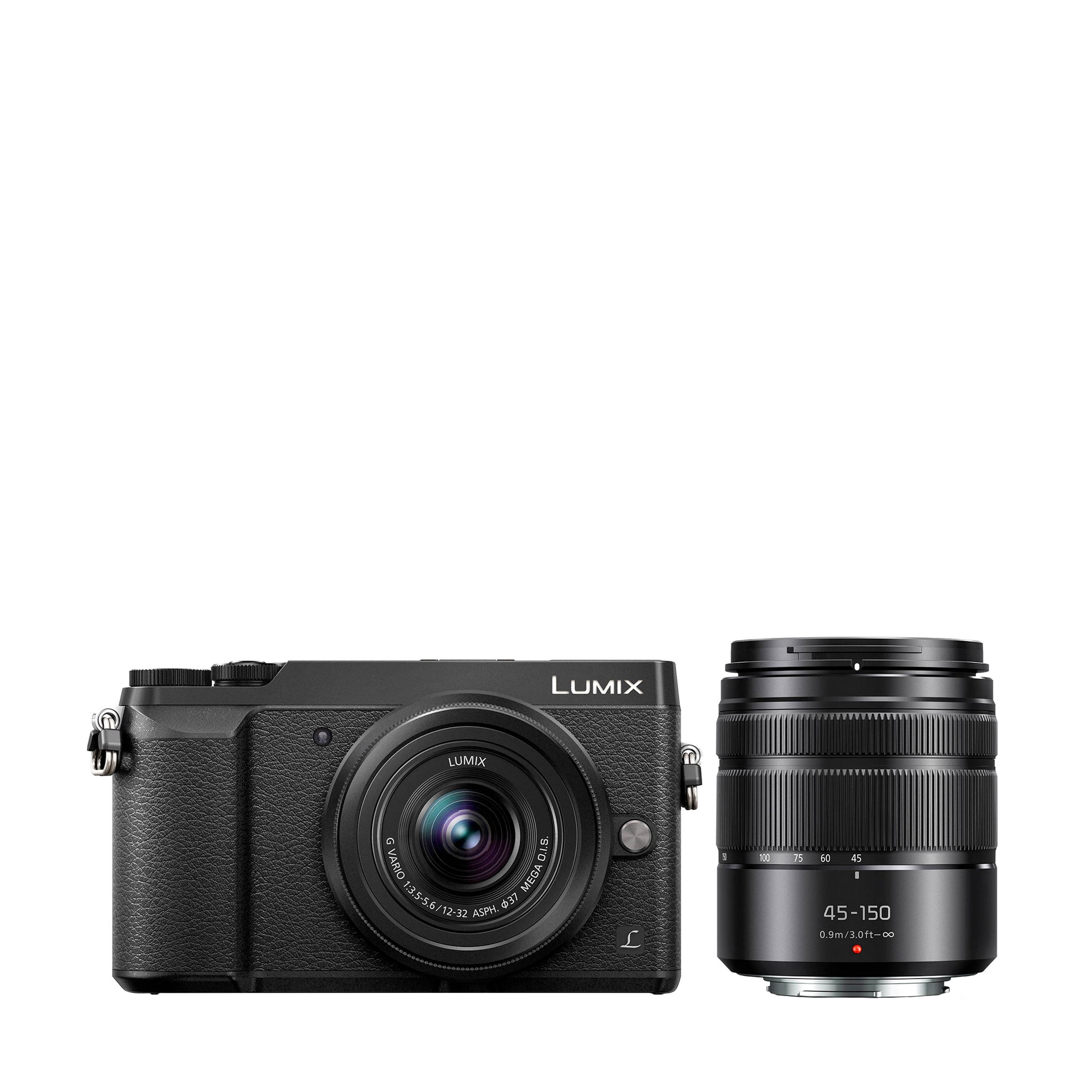 GX85 Mirrorless Camera + 12-32mm, 45-150mm Lenses