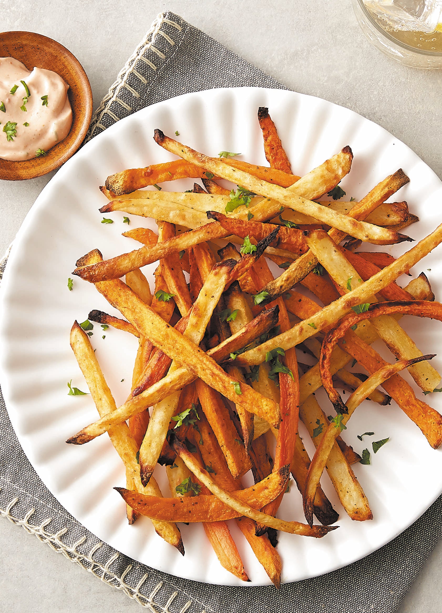 Papas Fritas Vegetarianas