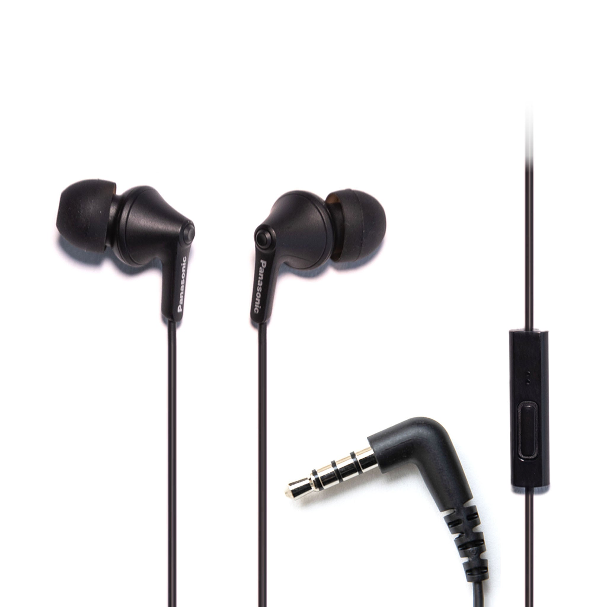 ErgoFit In-Ear Earbud Headphones with Microphone