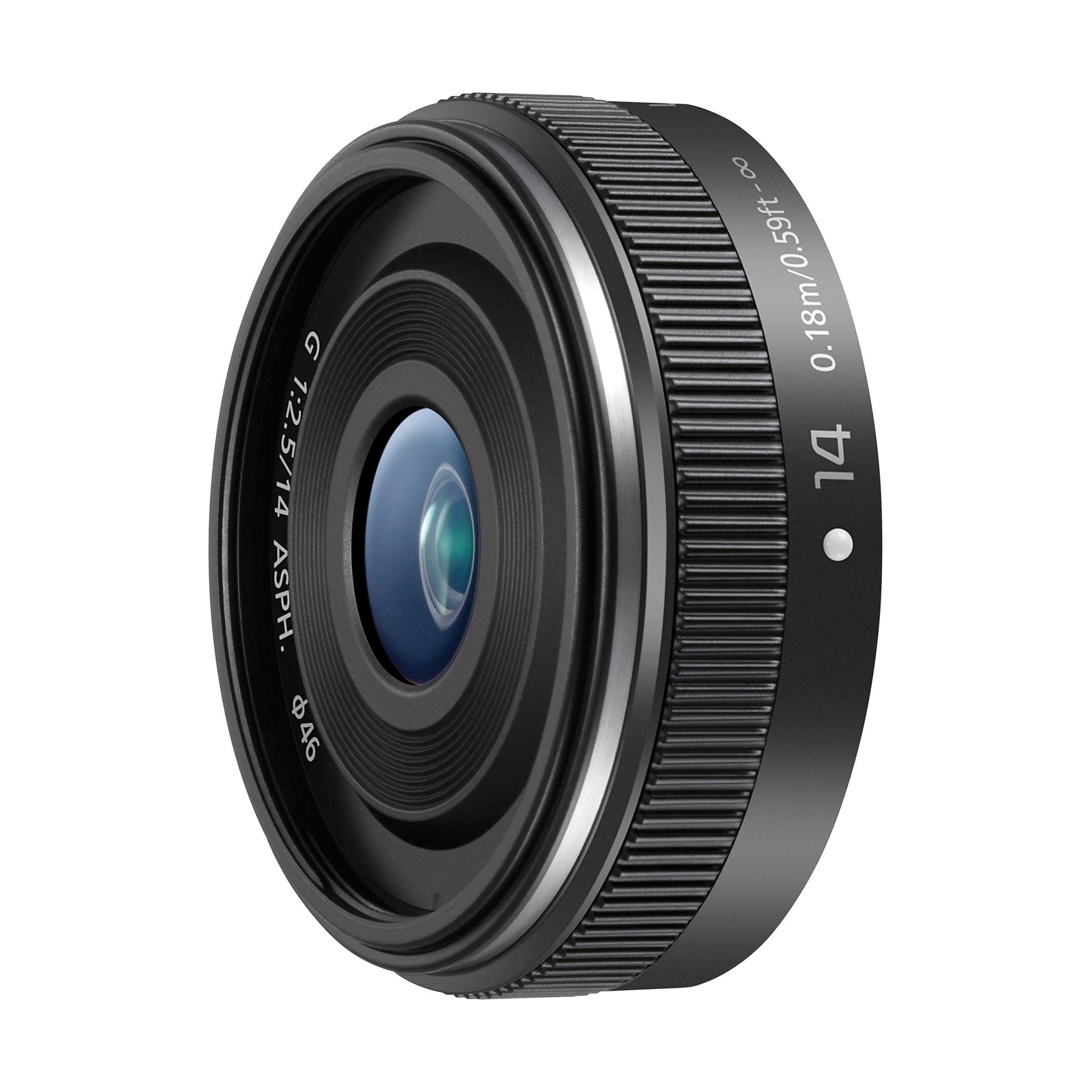 Panasonic LUMIX G Series G H014AK 14mm F2.5 II ASPH Lens - H