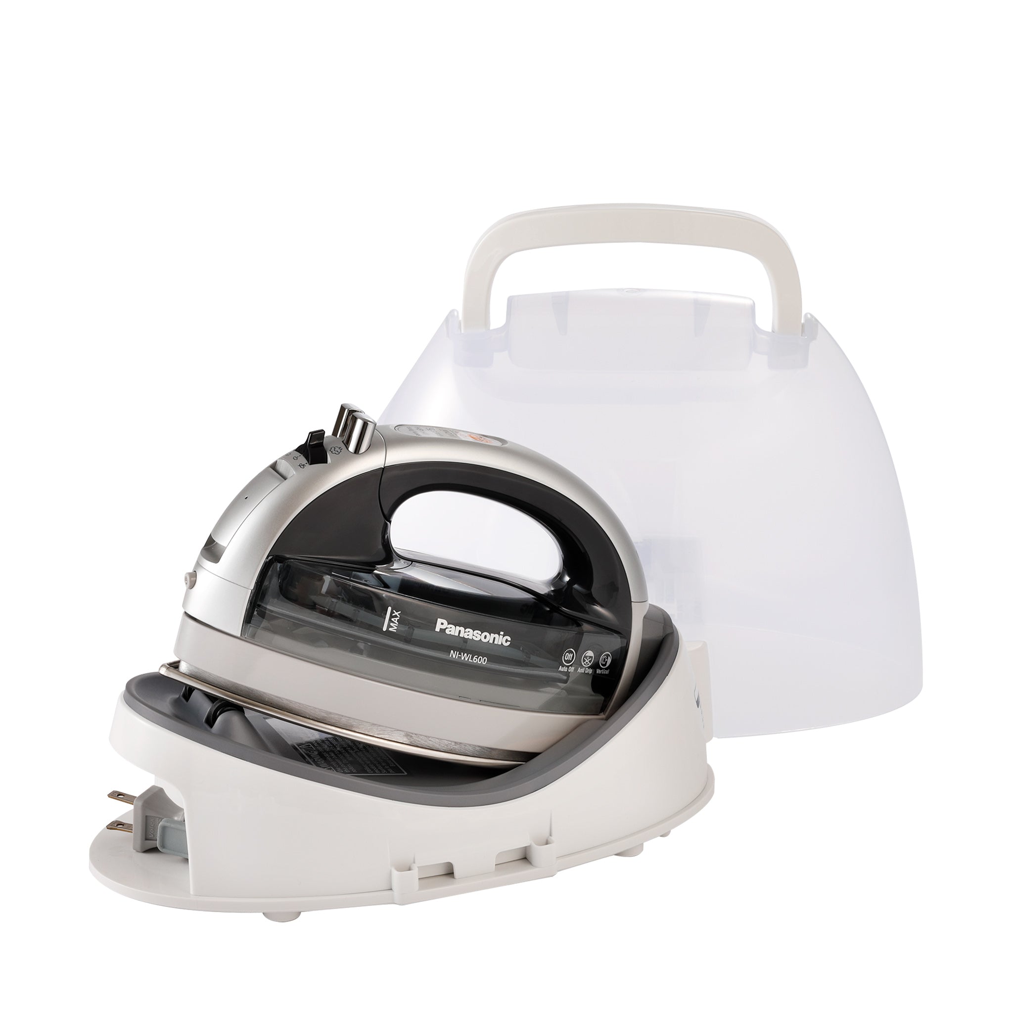 Panasonic 360-Degree Freestyle Cordless Steam Dry Iron, 1500 Watt with  Stainless Steel Soleplate- NI-WL600