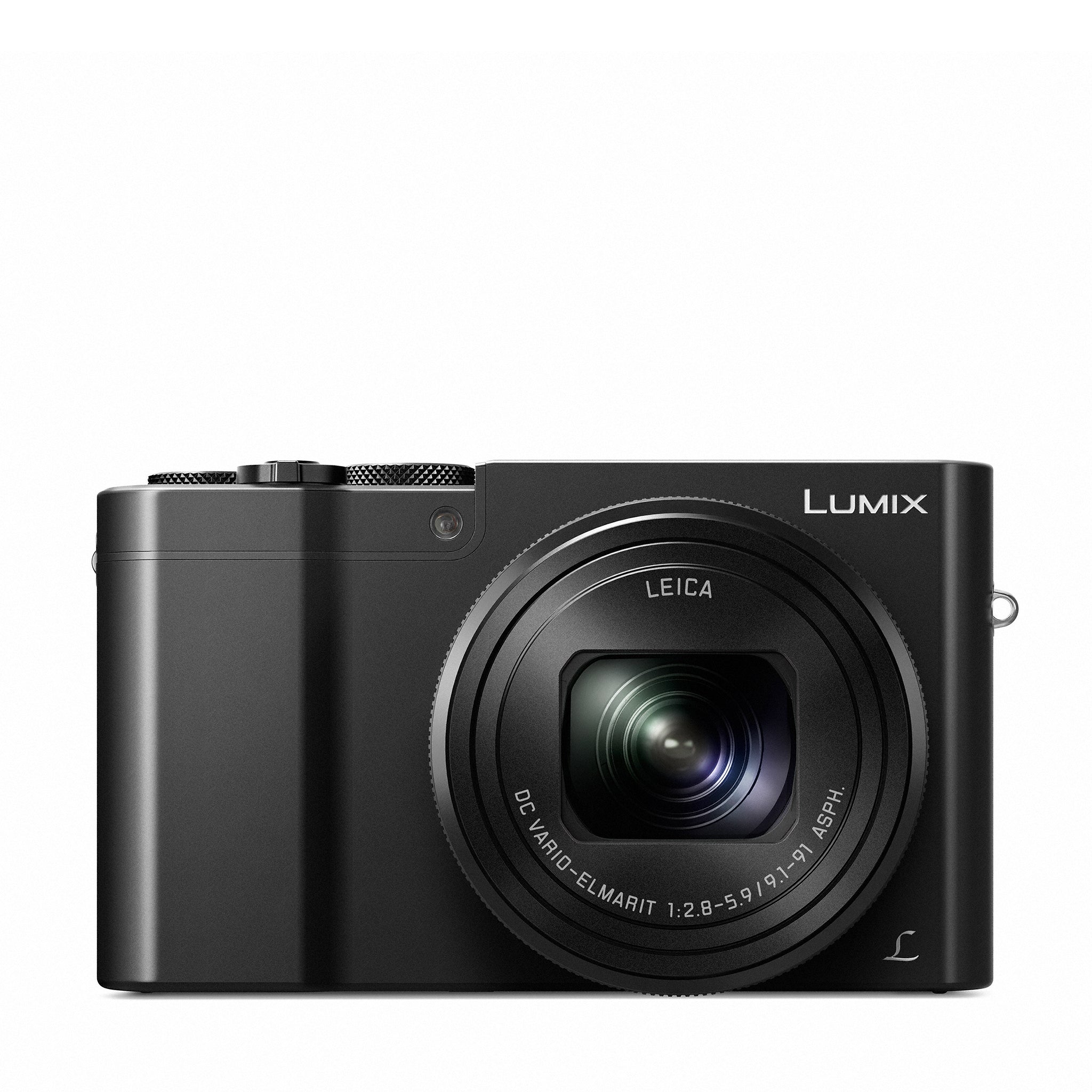 Panasonic LUMIX Point & Shoot Digital Camera with 25-250mm F2.8-5.9 LEICA  DC VARIO-ELMAR Lens Black - DMC-ZS100