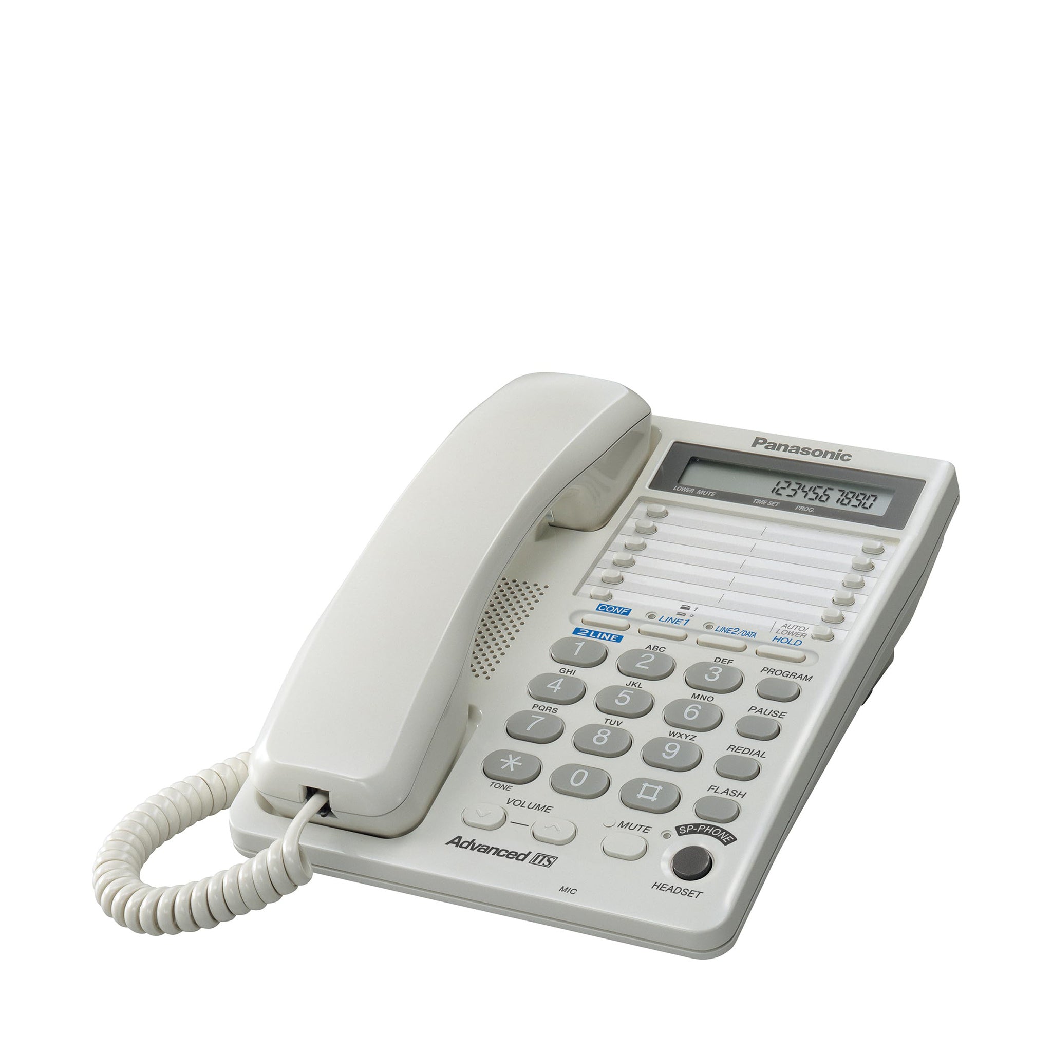 Panasonic 2-Line Compatible Corded Phone System - KX-TS208W