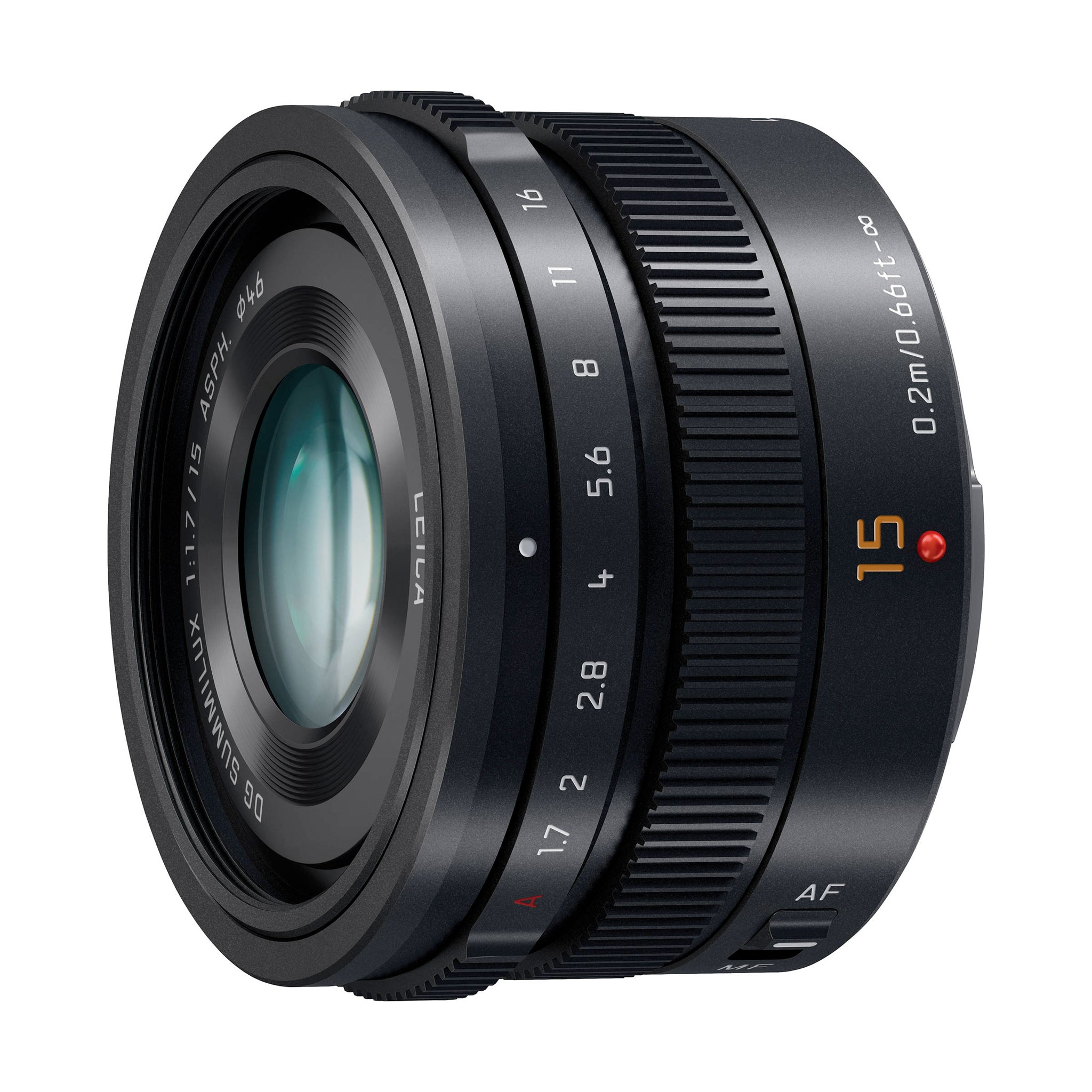 Panasonic LUMIX G Series 15mm F1.7 ASPH LEICA DG SUMMILUX Lens - H
