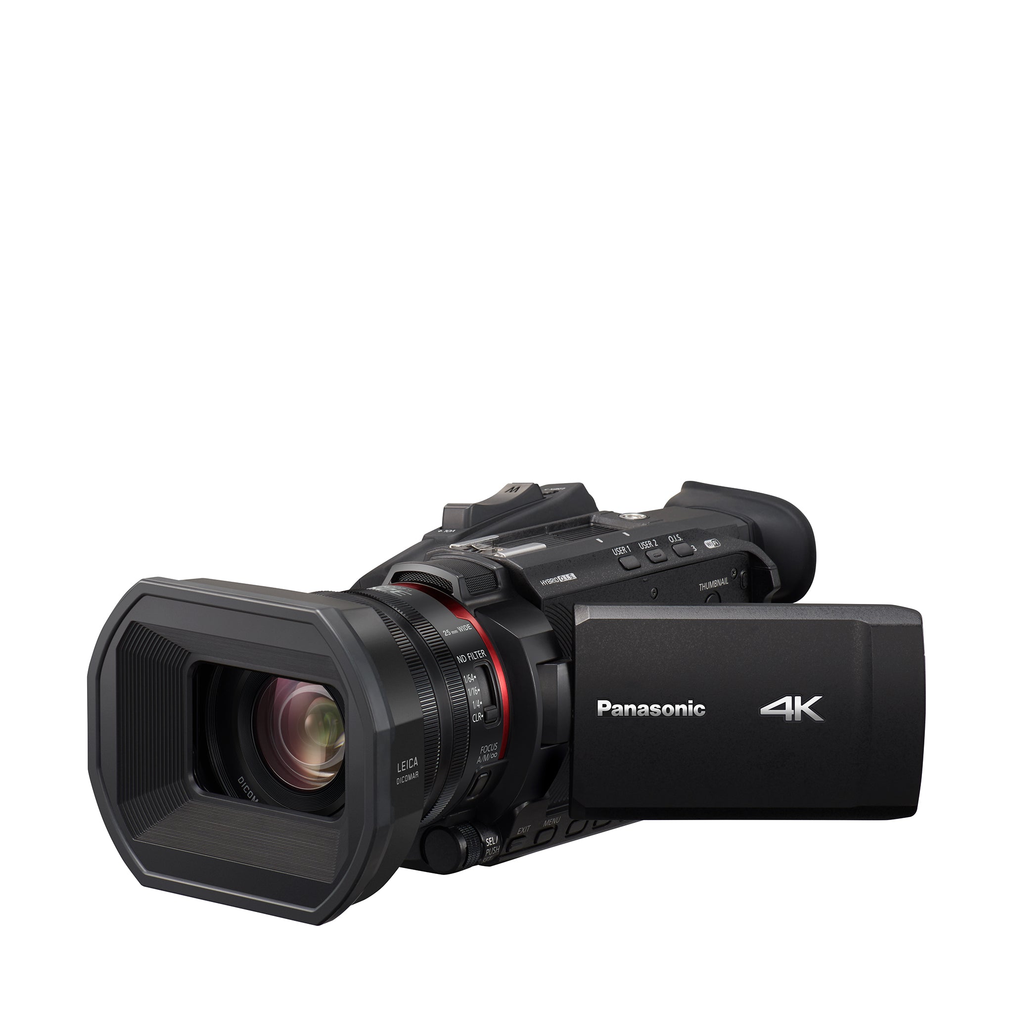 4K Pro Camcorder 24X Optical Zoom, Live Stream