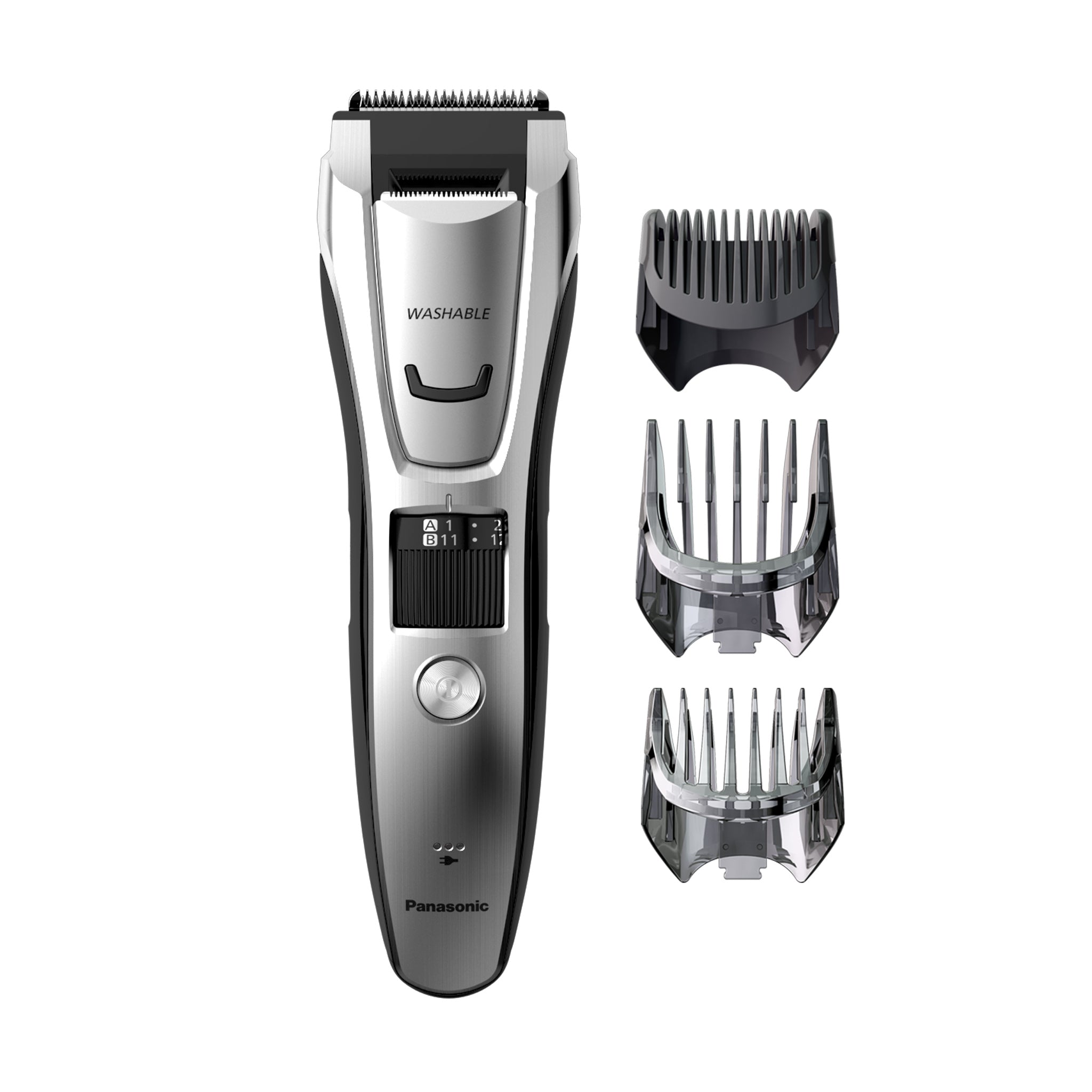 Panasonic Beard Hair and Body Groomer with 2 Comb Attachments and 39 Adjustable Length Settings ER GB80 S