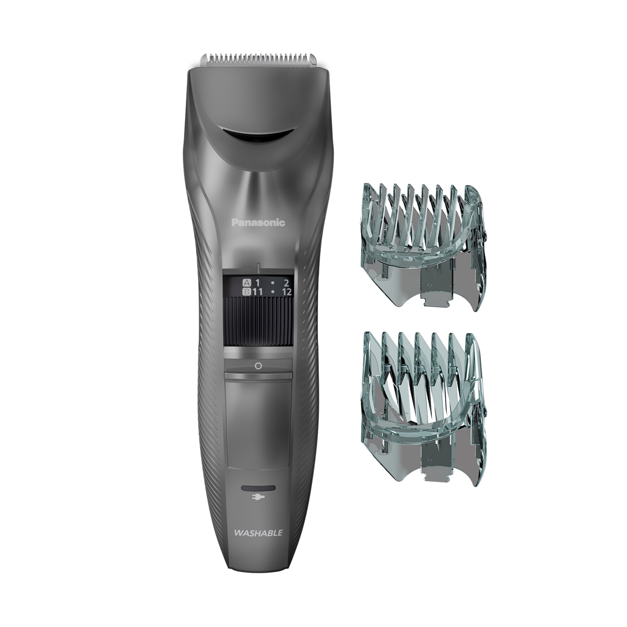Panasonic Cordless Hair Clipper with 2 Comb Attachments and 39 Adjustable  Length Settings - ER-GC63-H