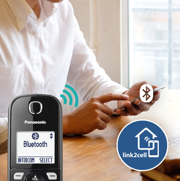 Panasonic Link2Cell Cordless Phone System with Digital Answering
