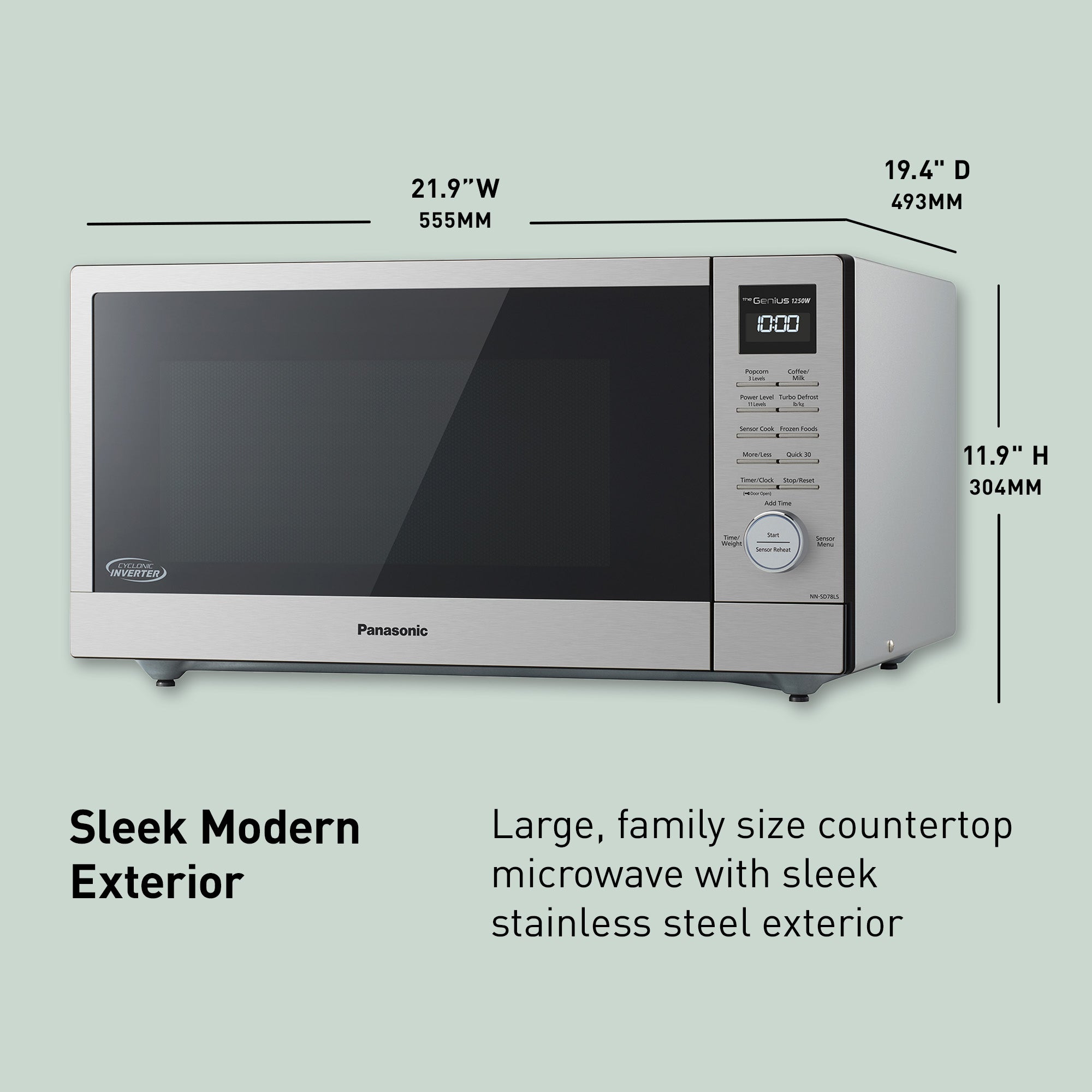 Panasonic 30-inch Built-In Microwave Oven Trim Kit for 1.6 cu. ft