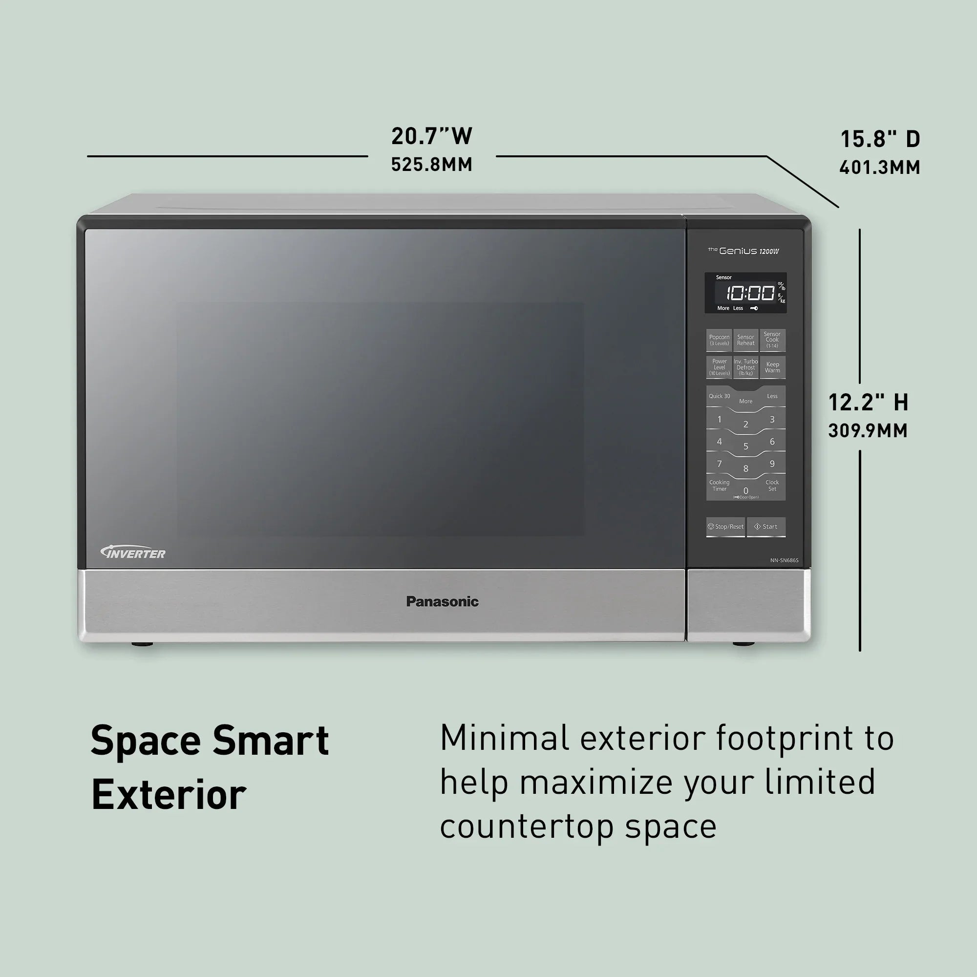 Panasonic 27-inch Built-In Microwave Oven Trim Kit for 1.2 cu. ft