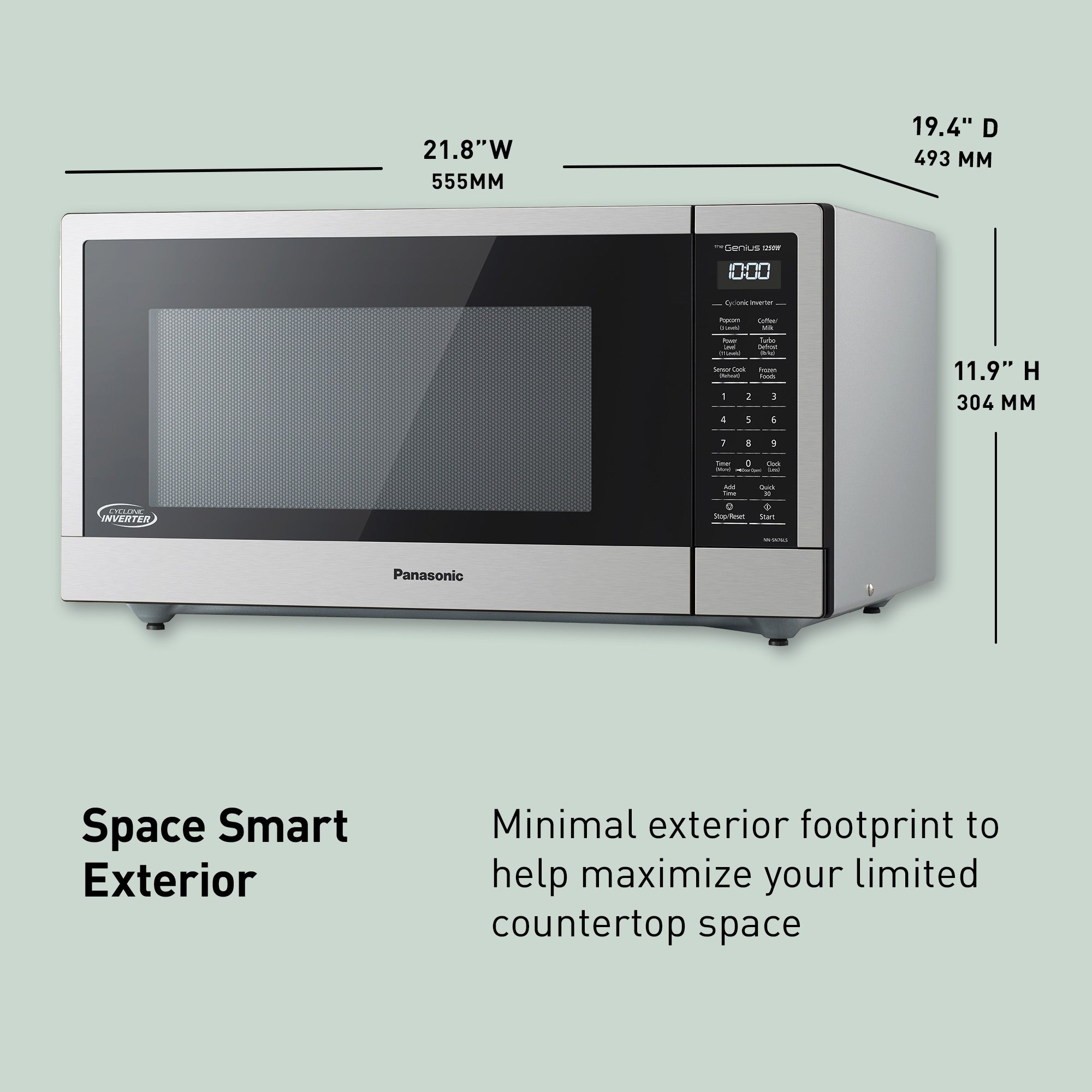Panasonic Microwave Oven with Cyclonic Wave Inverter Technology
