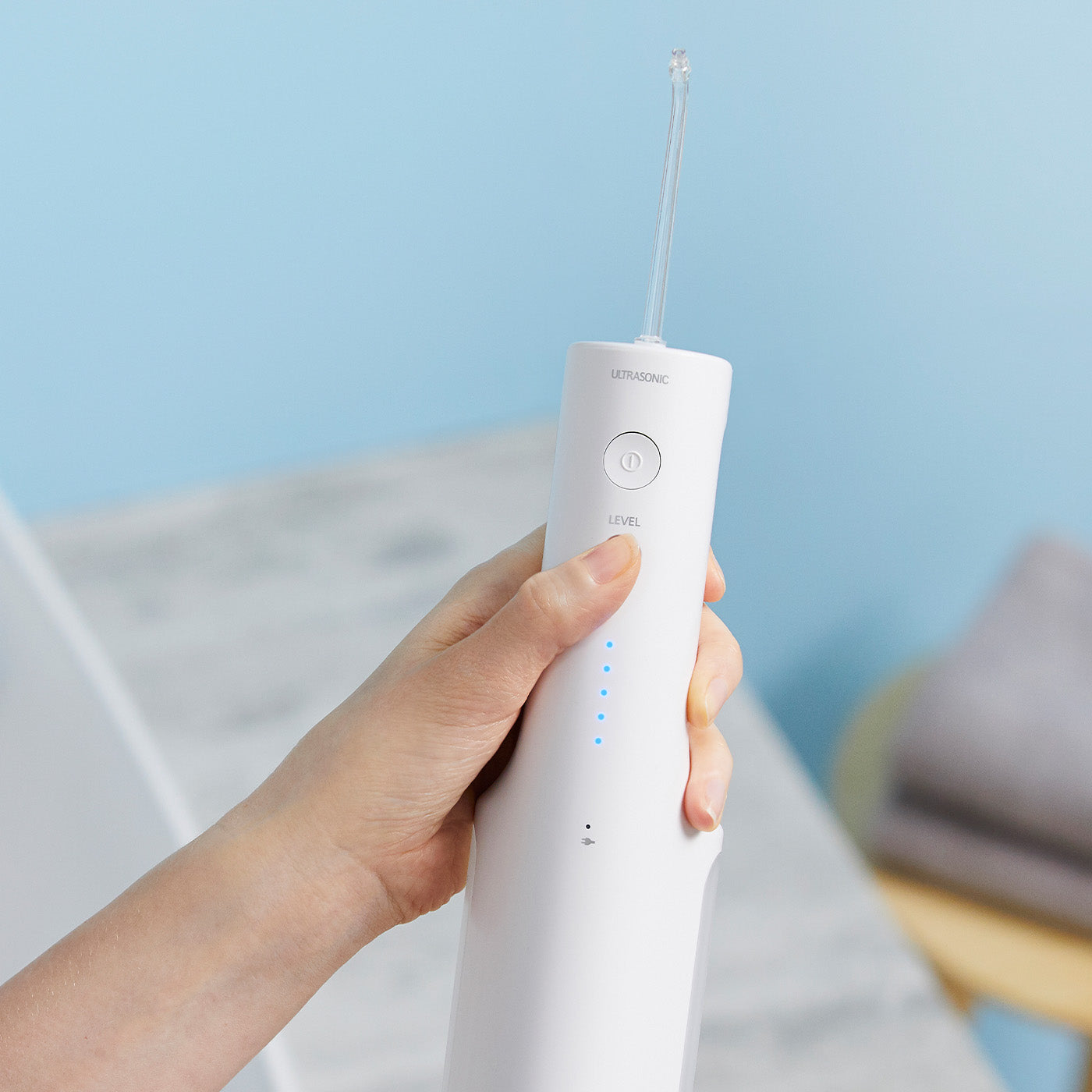 Cordless Water Flosser with Ultrasonic Cleaning, Dishwasher Safe Tank