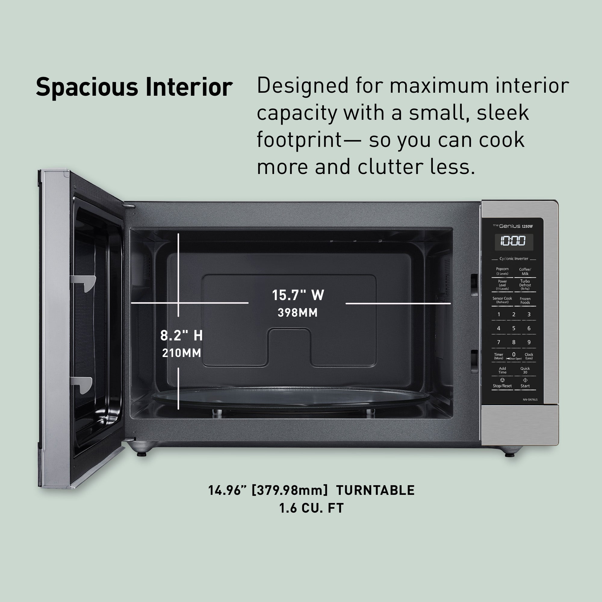 Panasonic Microwave Oven with Cyclonic Wave Inverter Technology