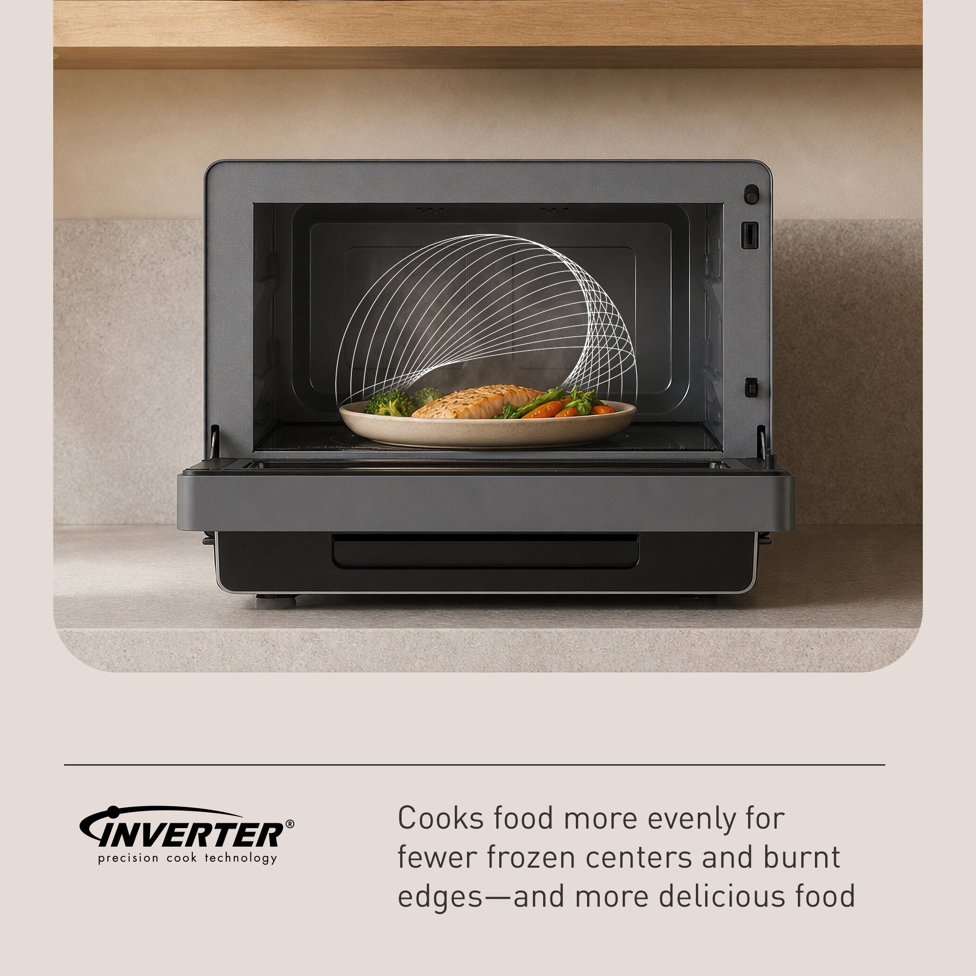 1.0 cu.ft. Japanese Microwave with the Genius® Sensor 2.0 + Inverter T