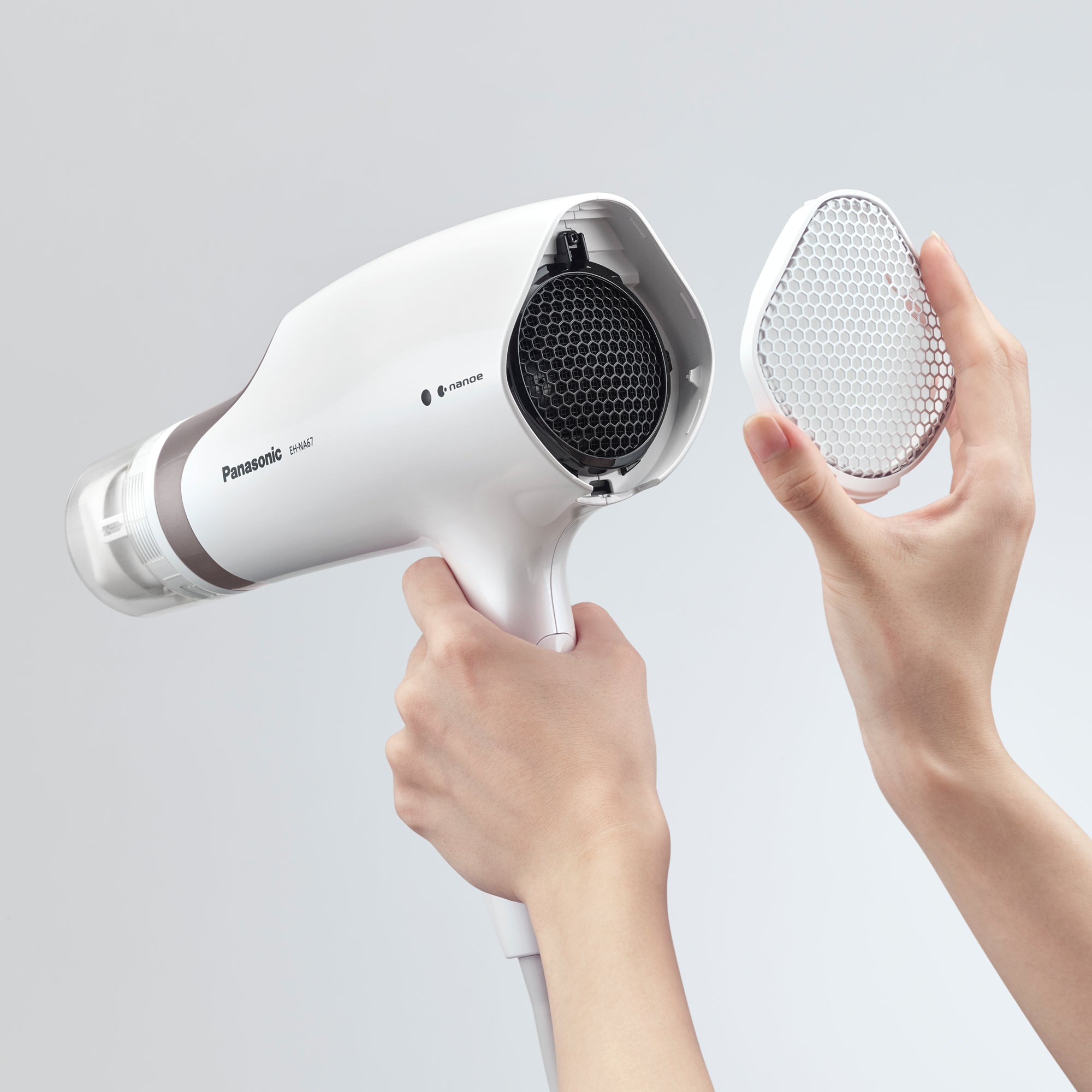 Panasonic nanoe™ Hair Dryer with 3 Styling Attachments including 