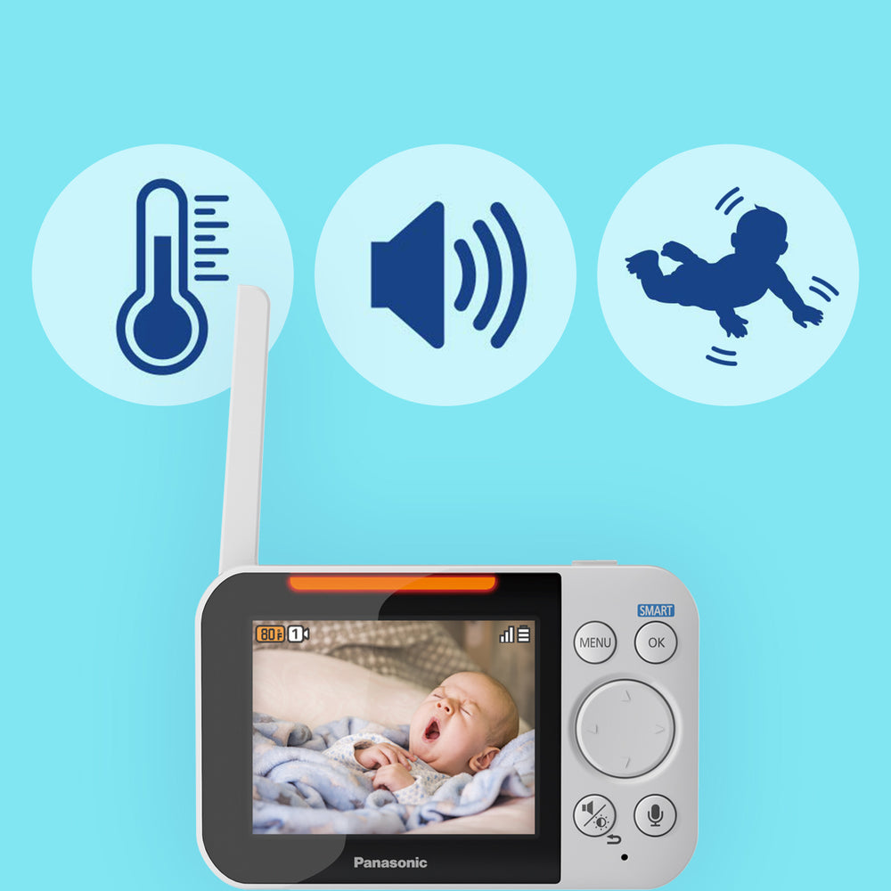 Panasonic Long Range Baby Monitor with Color Video Monitor