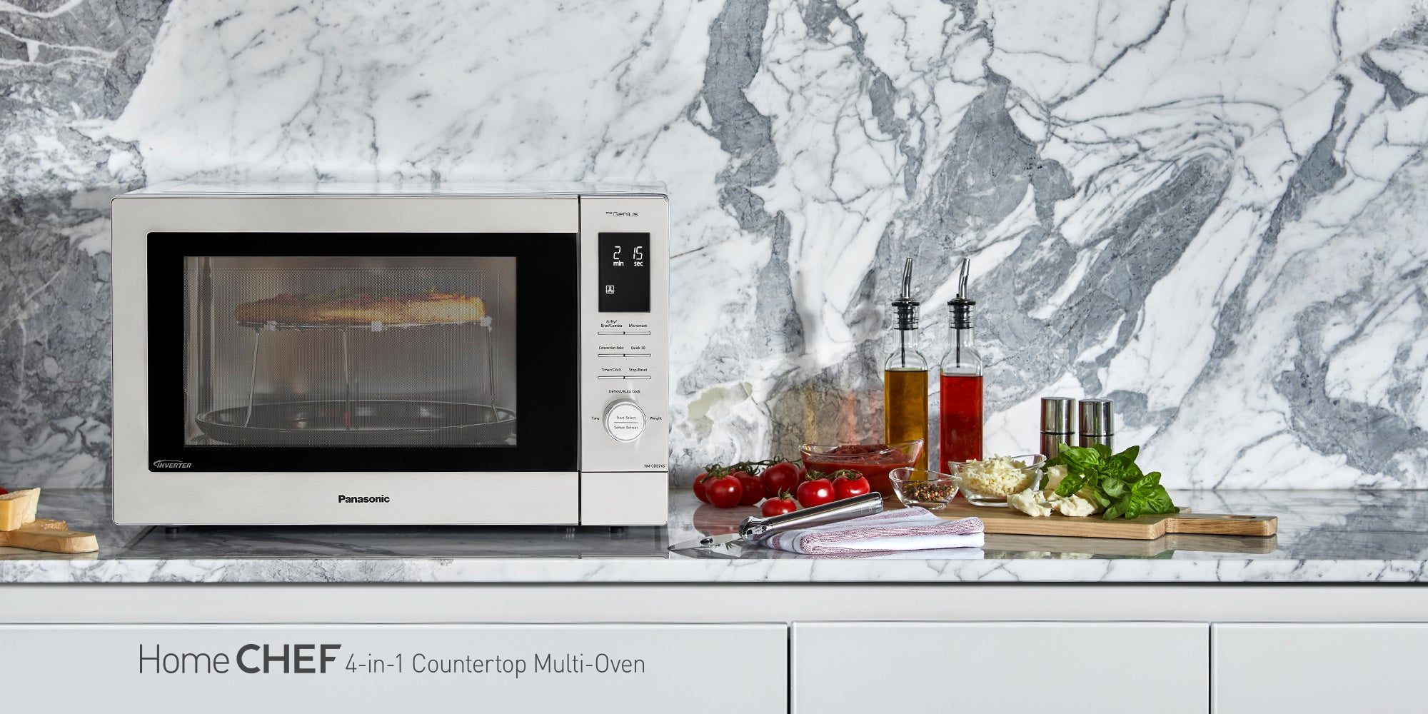 Panasonic HomeCHEF™ 4-in-1 Multi-oven with Inverter Technology Microwave