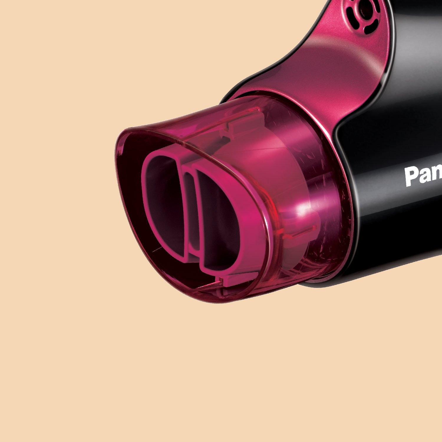 Panasonic nanoe Compact Travel Hair Dryer with Quick Dry Nozzle EH NA27 K