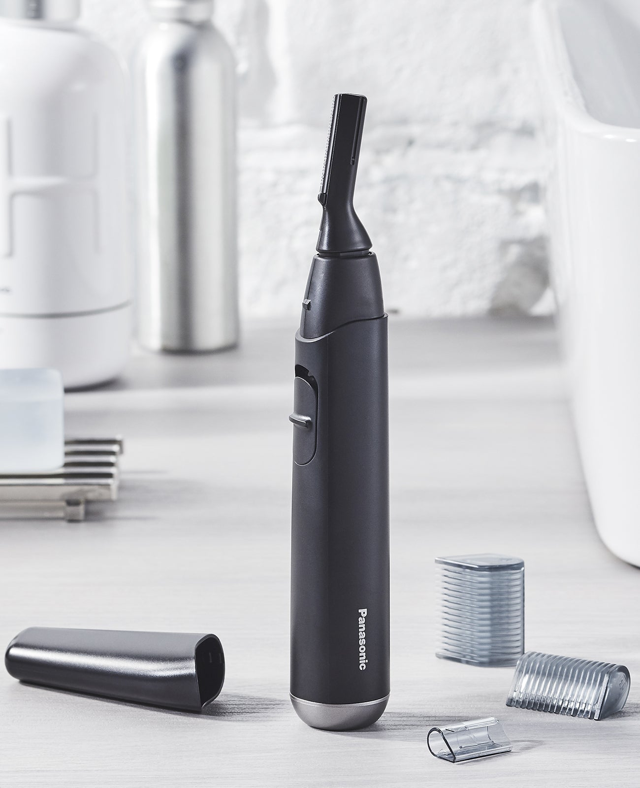 Panasonic Facial Hair Trimmer for Sensitive Skin and First-Time