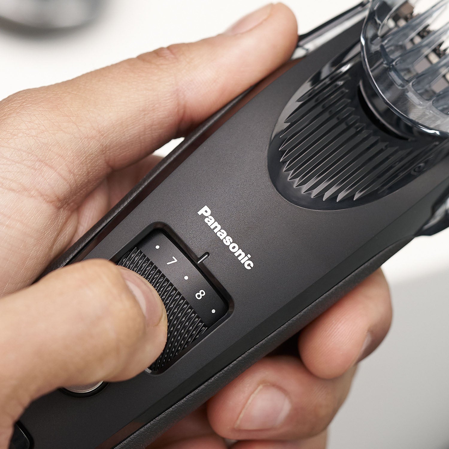 Trimmer Hair Settings Panasonic - Beard 19 with Adjustable and Power Precision ER-SB40-K Length