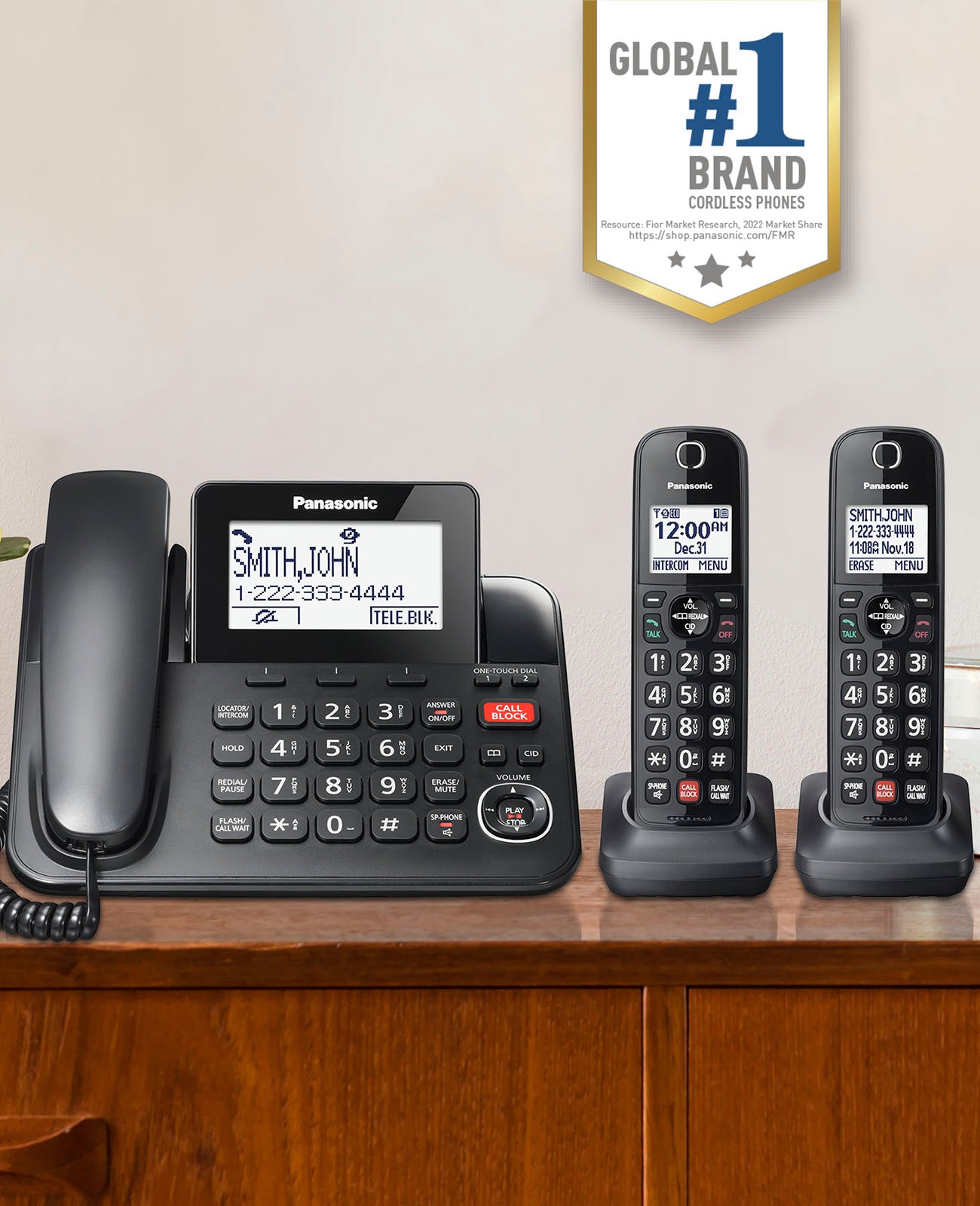 Panasonic Cordless Phone Extension Handset Accessory to Connect to 