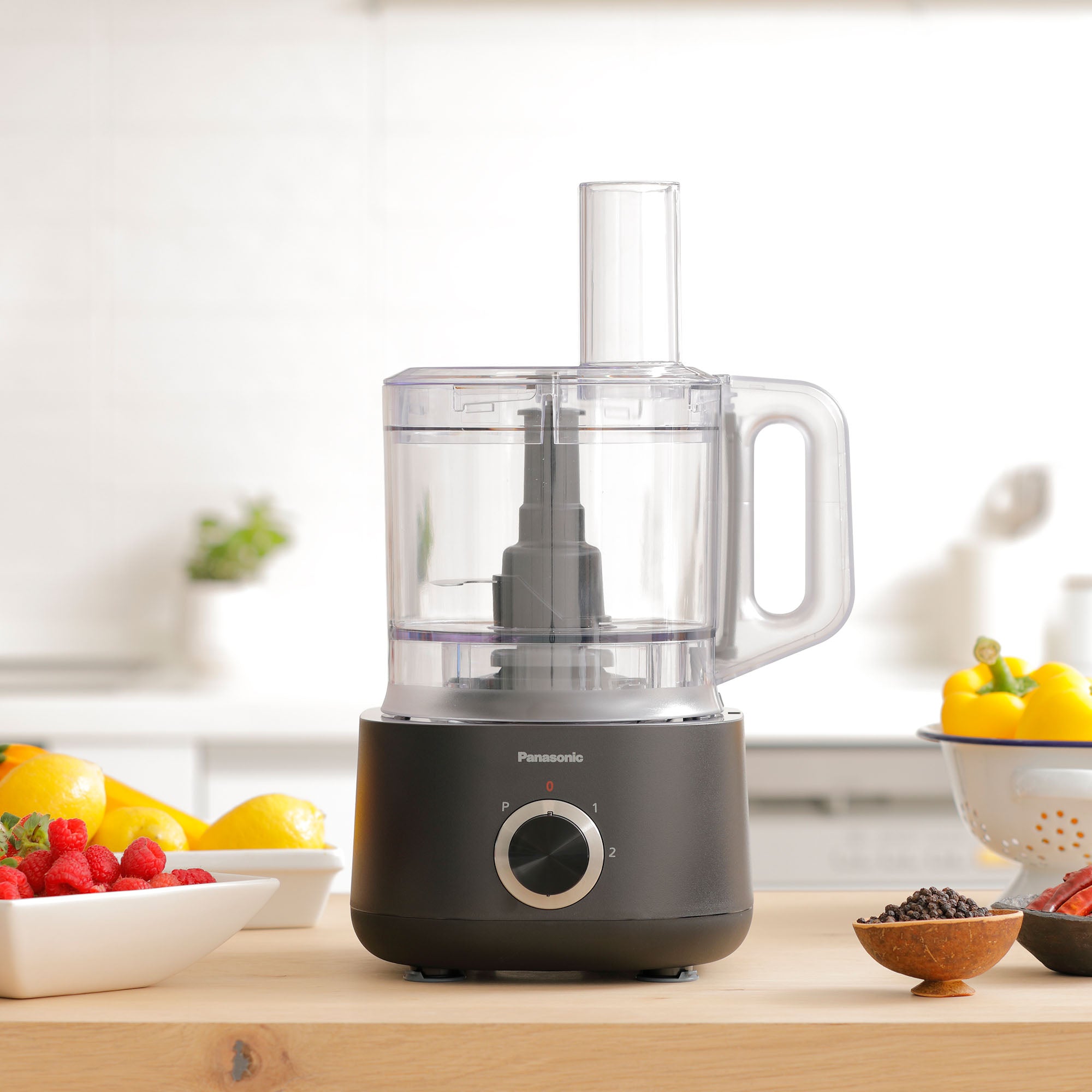 Food processor outlets