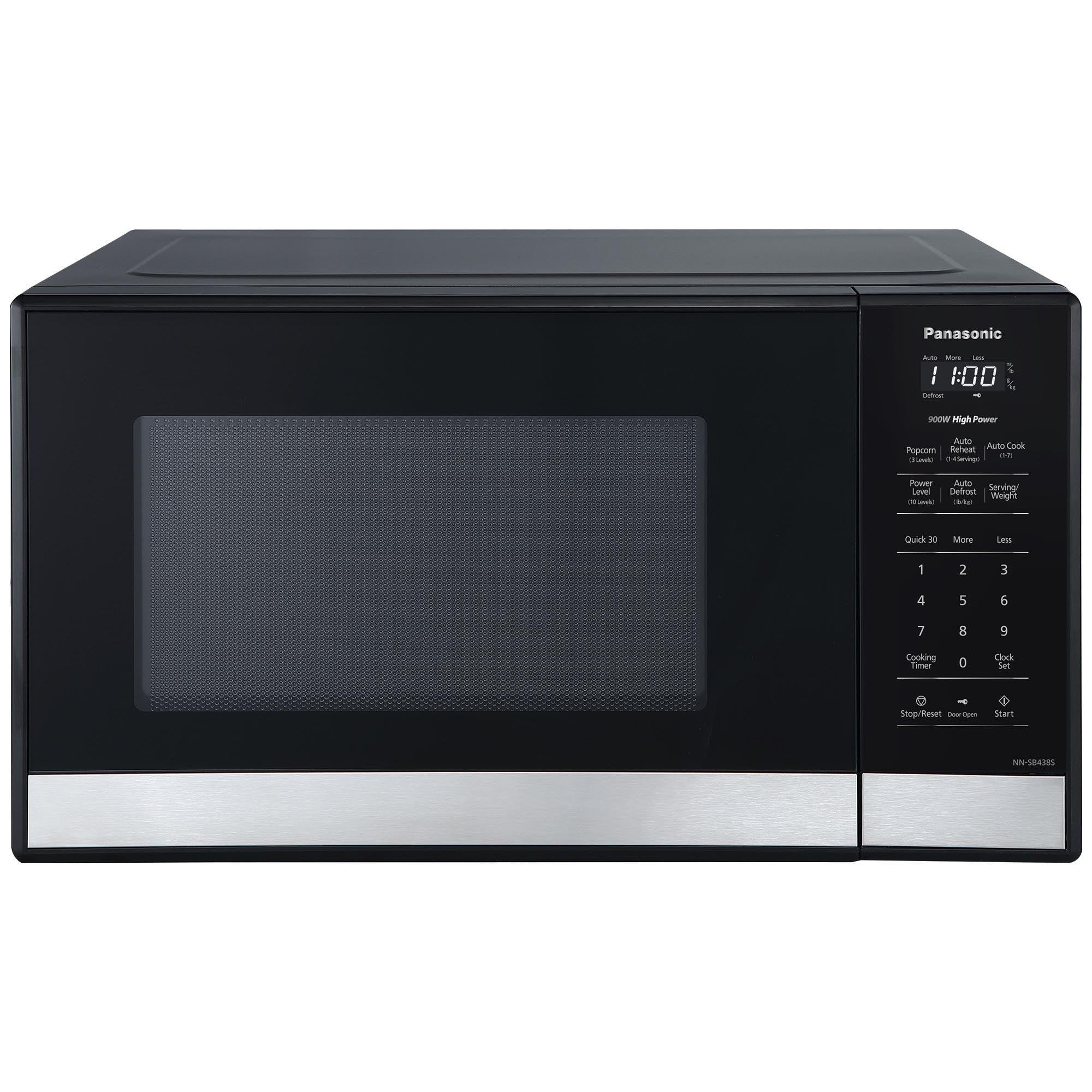 0.9 cu.ft. Compact Microwave Oven, 900W - NN-SB438S