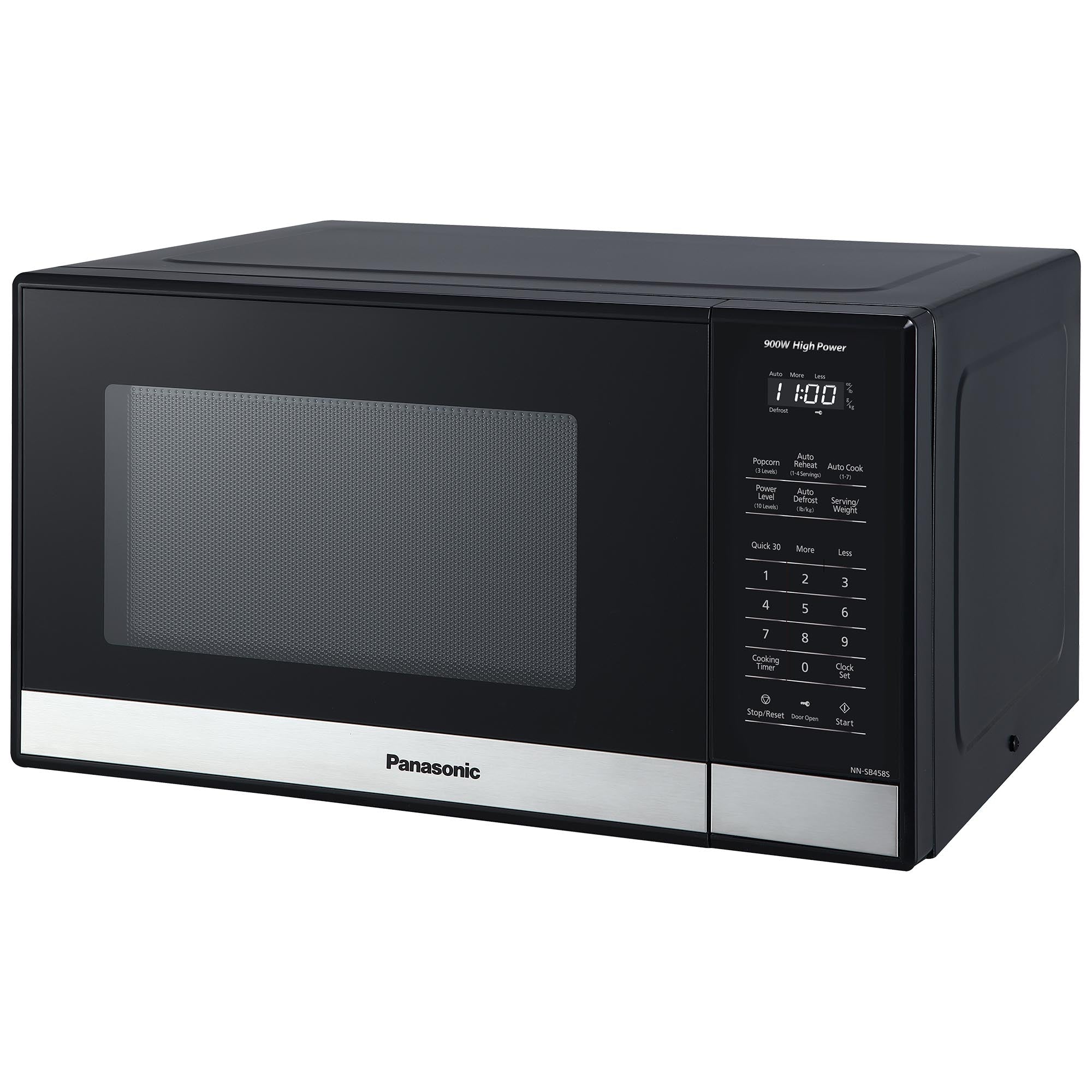 0.9 cu.ft. Compact Microwave Oven, 900W - NN-SB458S