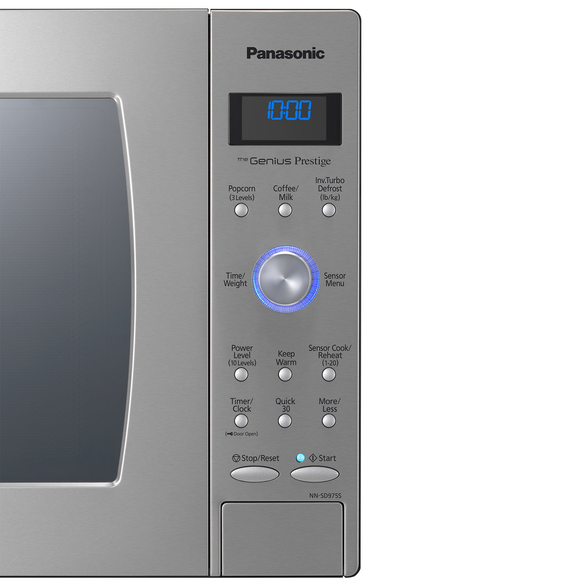 2.2 cu.ft. Cyclonic Wave Inverter Microwave, 1250W - NN-SD975S