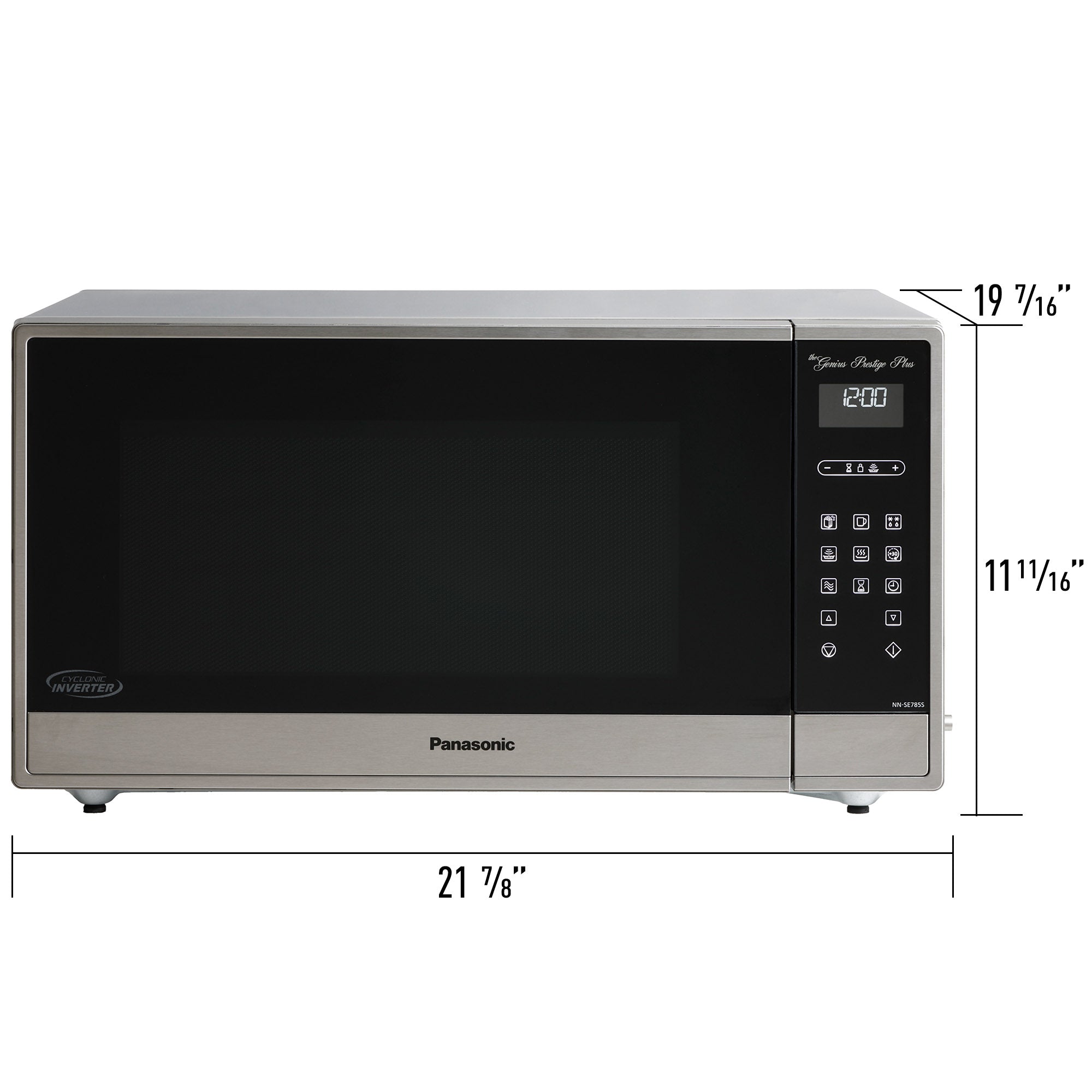 1.6 cu.ft. Cyclonic Wave Inverter Microwave, 1250W - NN-SE785S