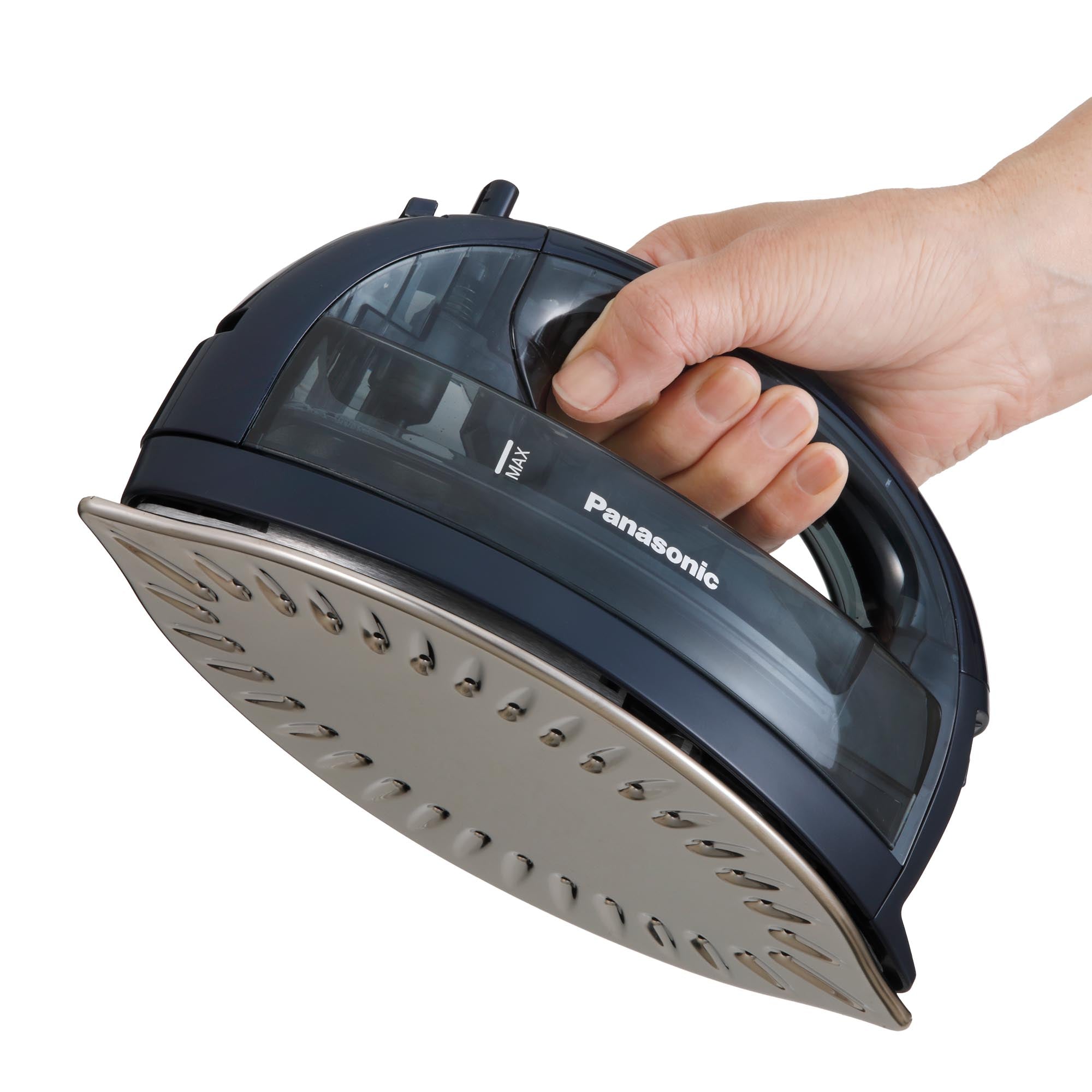 Cordless Steam/Dry Iron, 1500W Wide Stainless Steel Plate