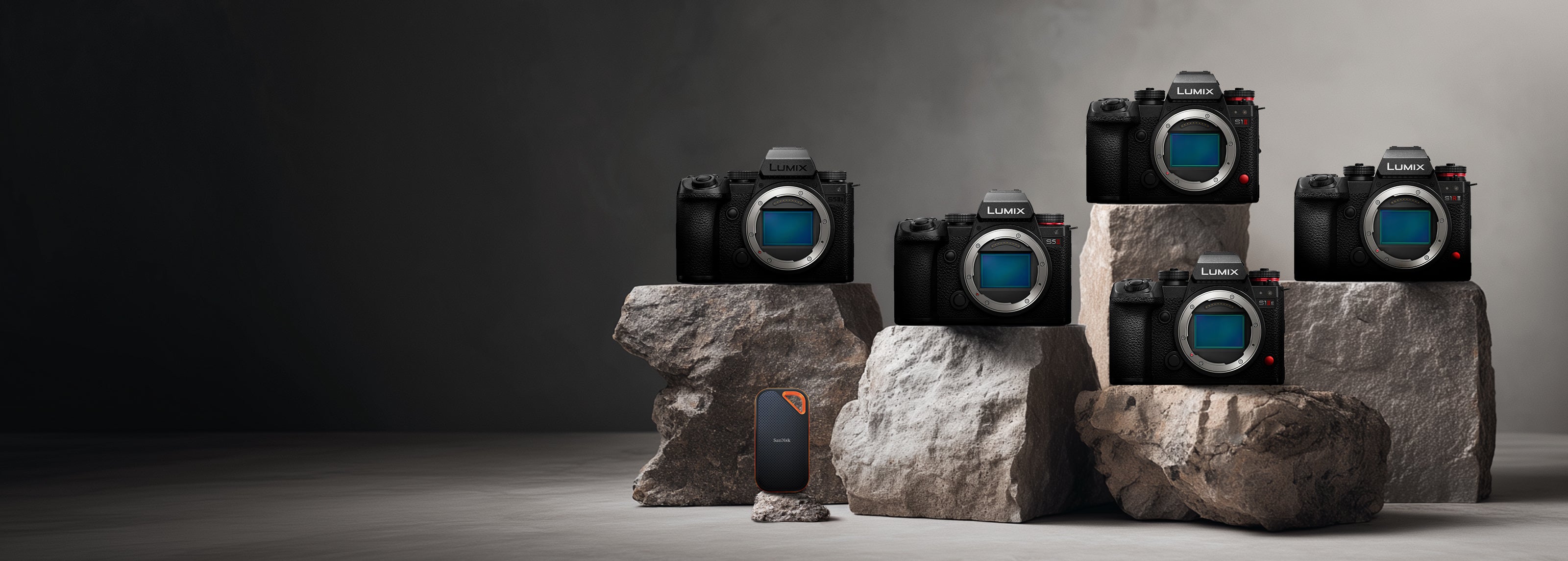 LUMIX FZ3×2/LC20/LS75 計4台 LUMIX FZ3×2/LC20/LS75 計4台 LUMIX S5II用のL字プレート