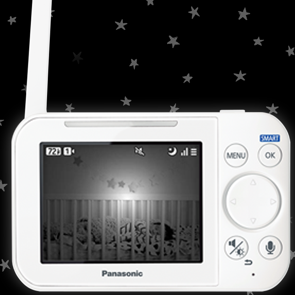 Panasonic Long Range Baby Monitor with Color Video Monitor Panasonic Long Range Baby Monitor with Color Video Monitor