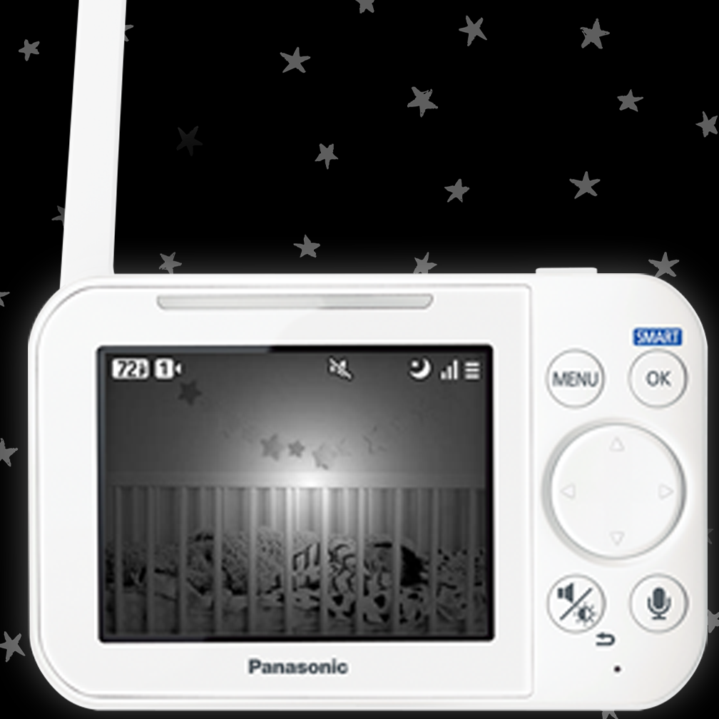 Panasonic Long Range Baby Monitor with Color Video Monitor