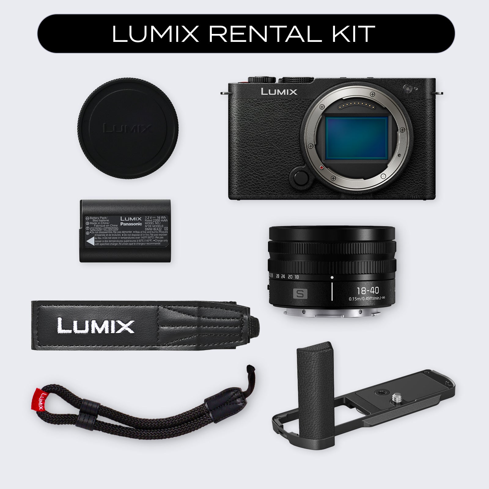 LUMIX S9 Full Frame Mirrorless Camera with S 18-40mm F4.5-6.3 Lens (Rental Kit)