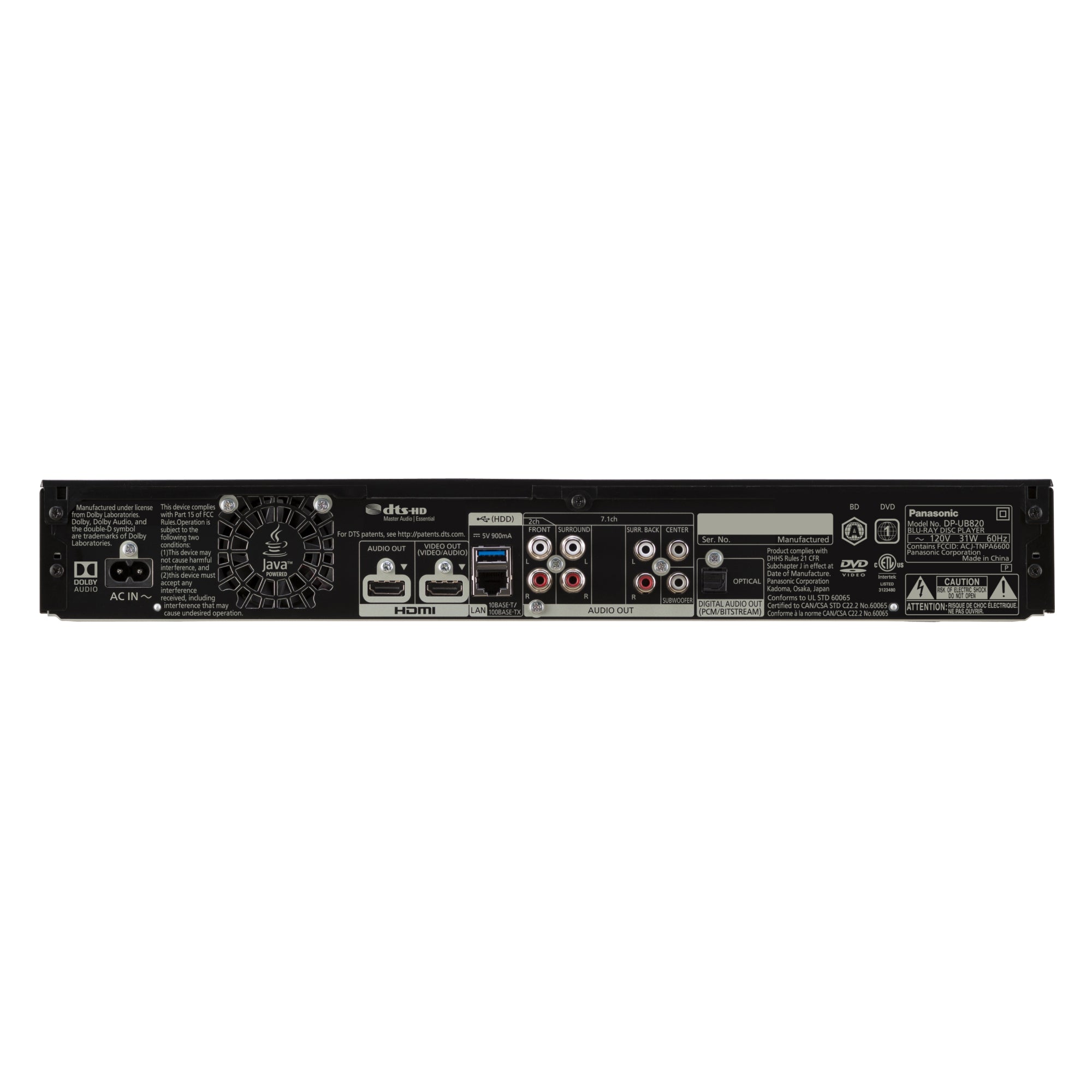 Streaming 4K Blu-ray Player Dolby Vision, HD Audio
