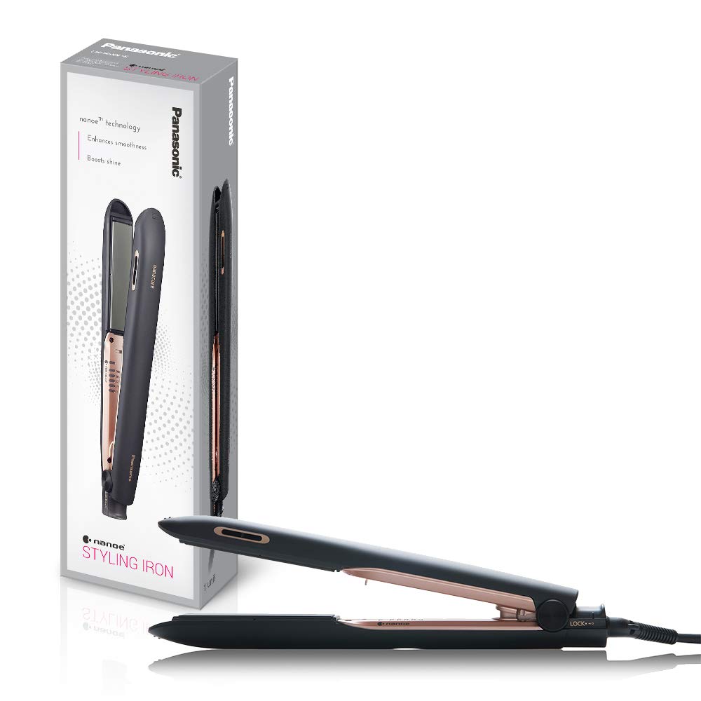 Panasonic nanoe™ Flat Iron and Styling Iron - EH-HS99-K