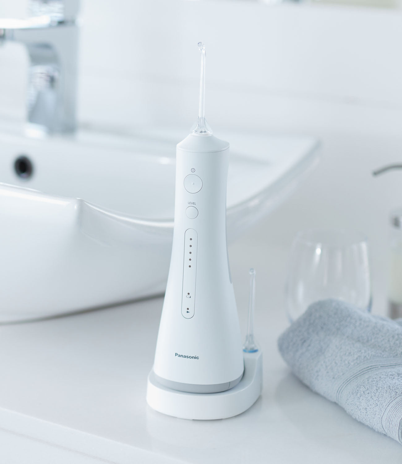 Panasonic Cordless Water Flosser with Ultrasonic Cleaning - EW1511W