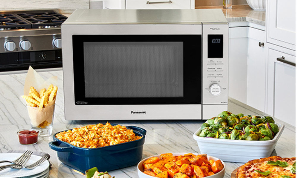 Panasonic HomeCHEF 1.2 Cu. Ft. Stainless Steel 4-In-1 Multi-Oven Inverter  Microwave With FlashXpress Broiler, Convection and Airfryer - Invastor