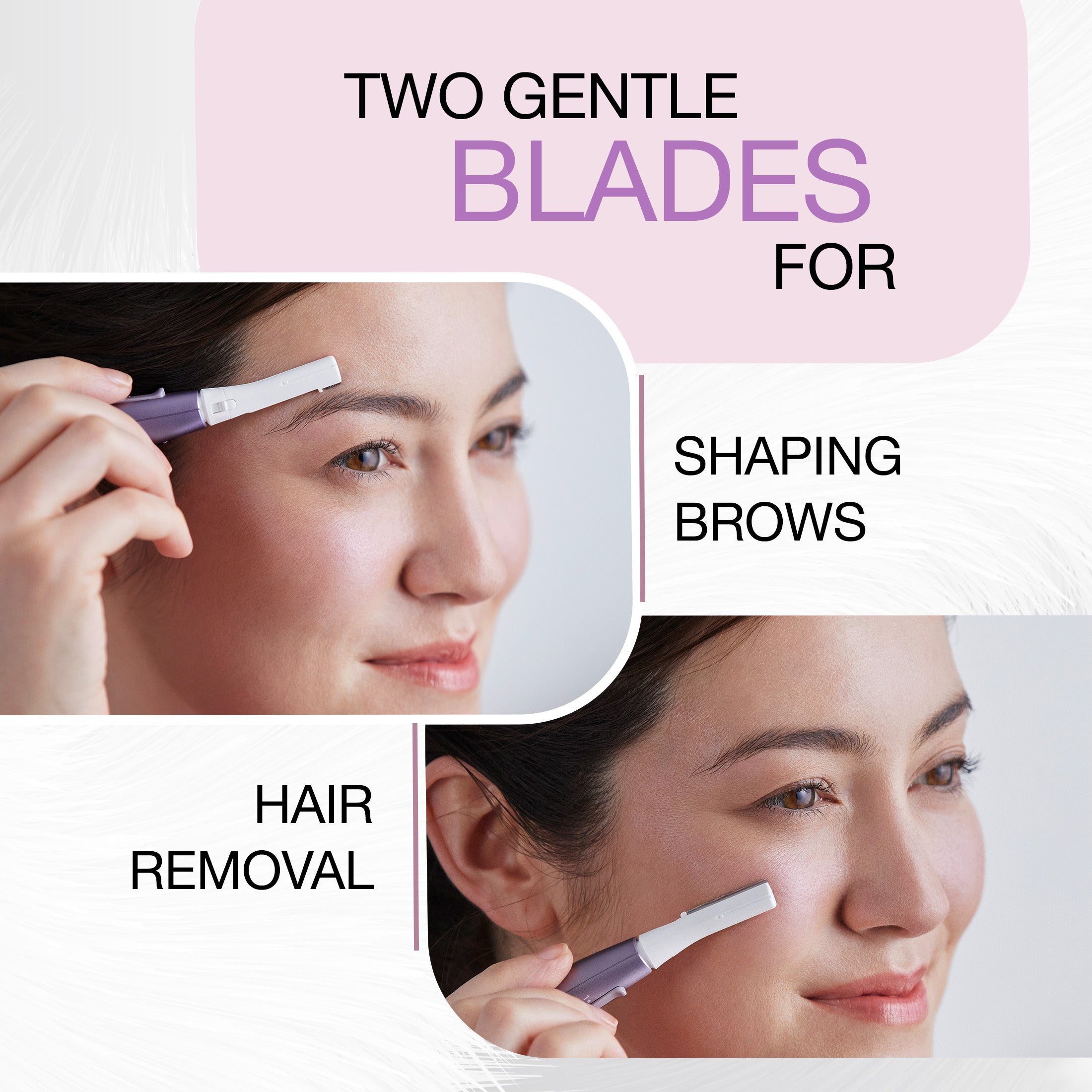 Gentle Eyebrow and Facial Hair Trimmer