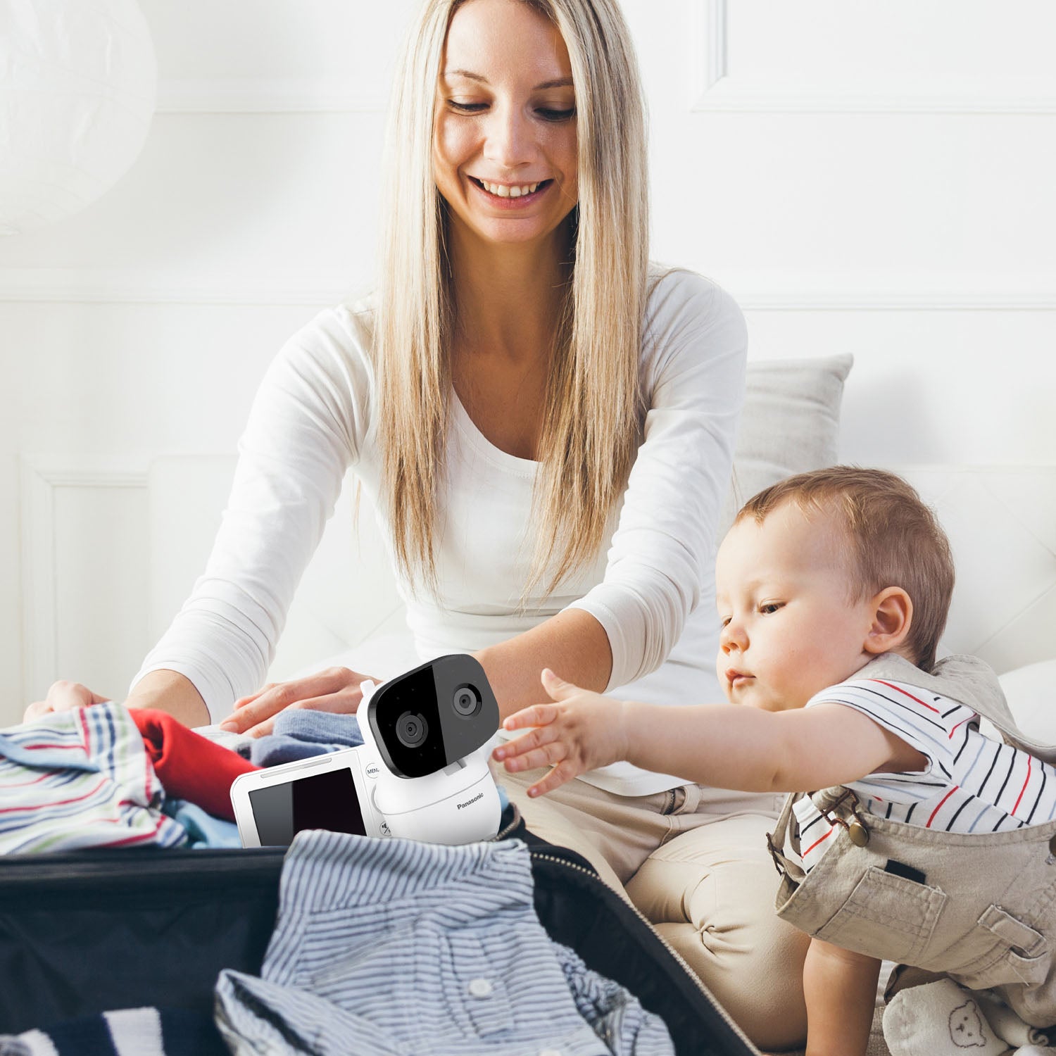 Panasonic Long Range Baby Monitor with Color Video Monitor